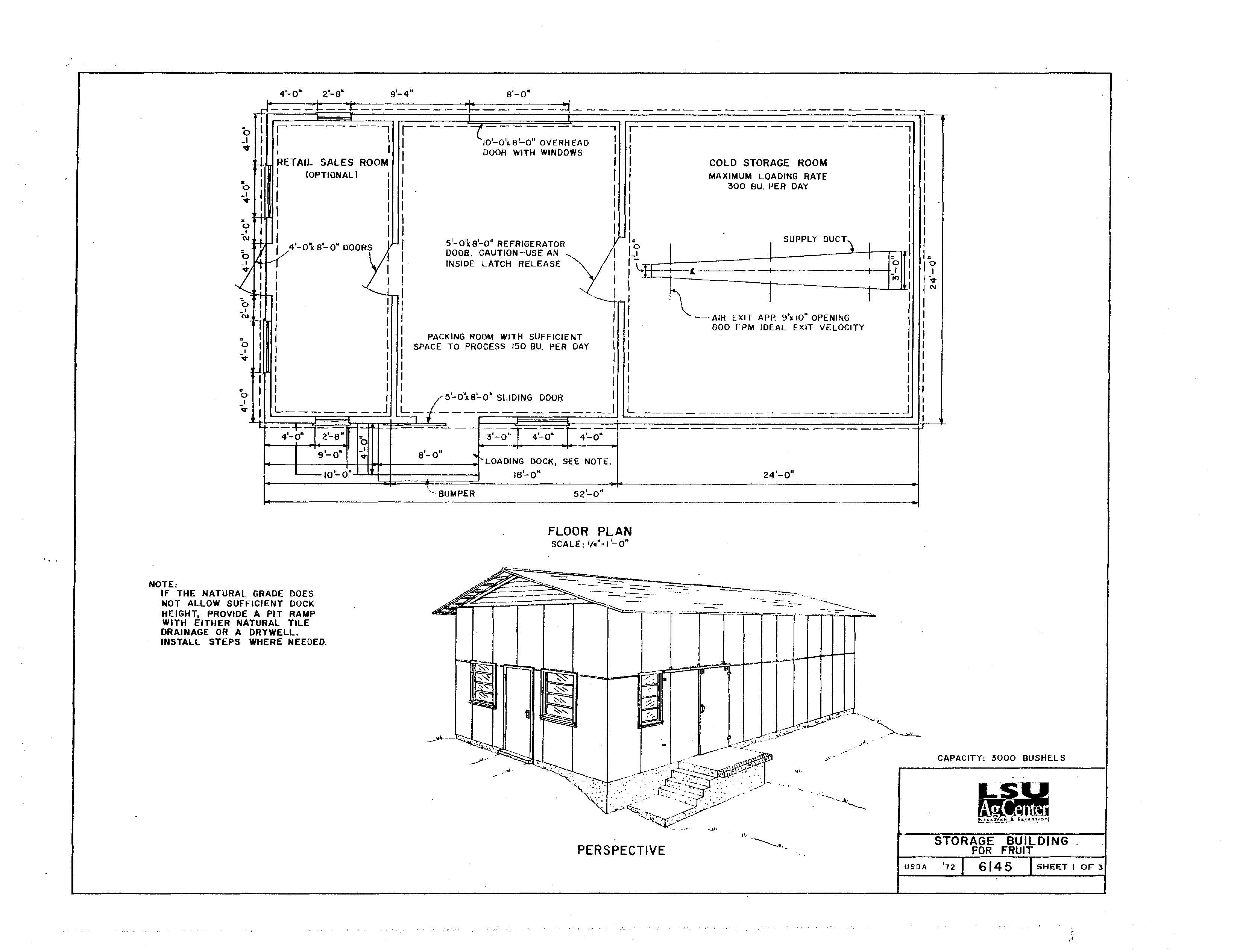 Storage Building for Fruit