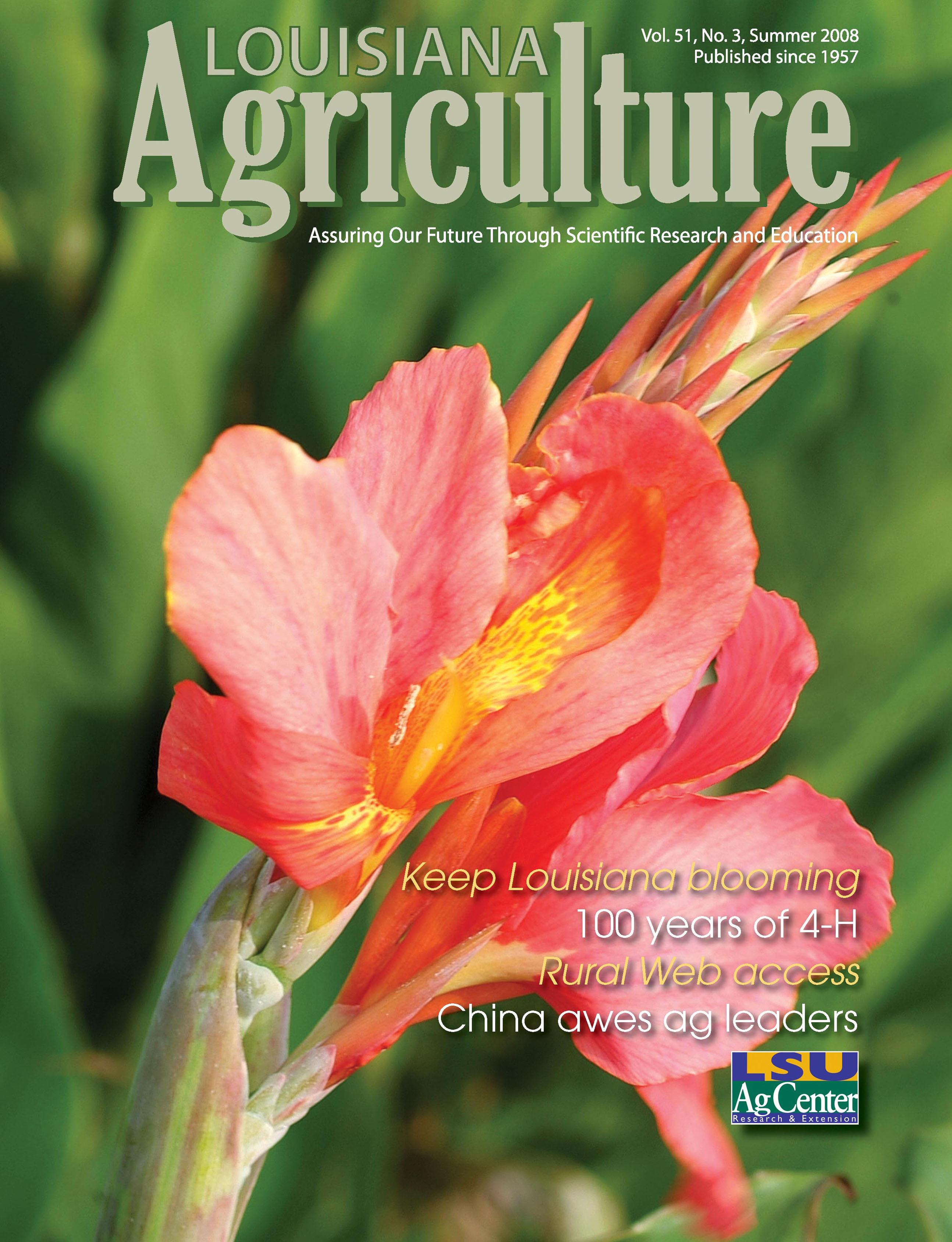 Louisiana Agriculture Magazine Summer 2008