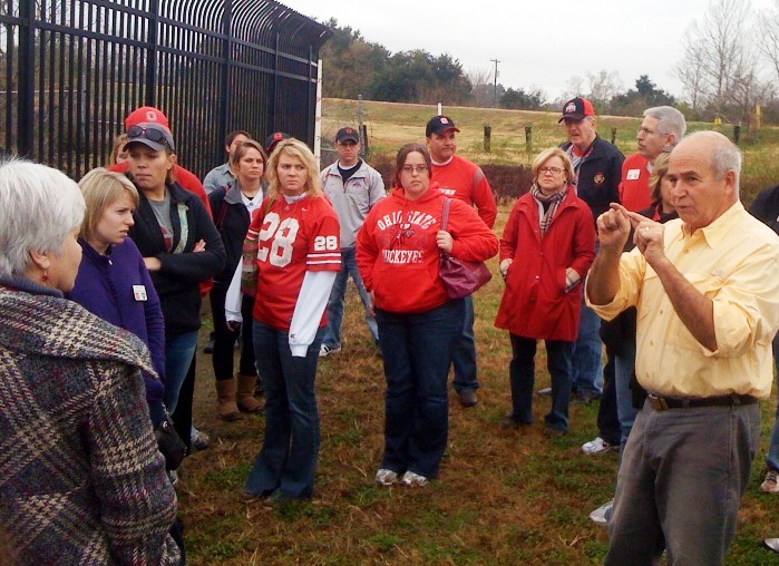Ohio State fans tour La. wetlands
