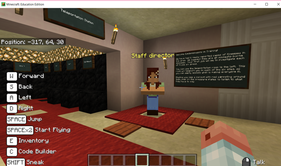 Minecraft Education Lesson Plan and World File - Epidemiology of Mosquito-borne Diseases