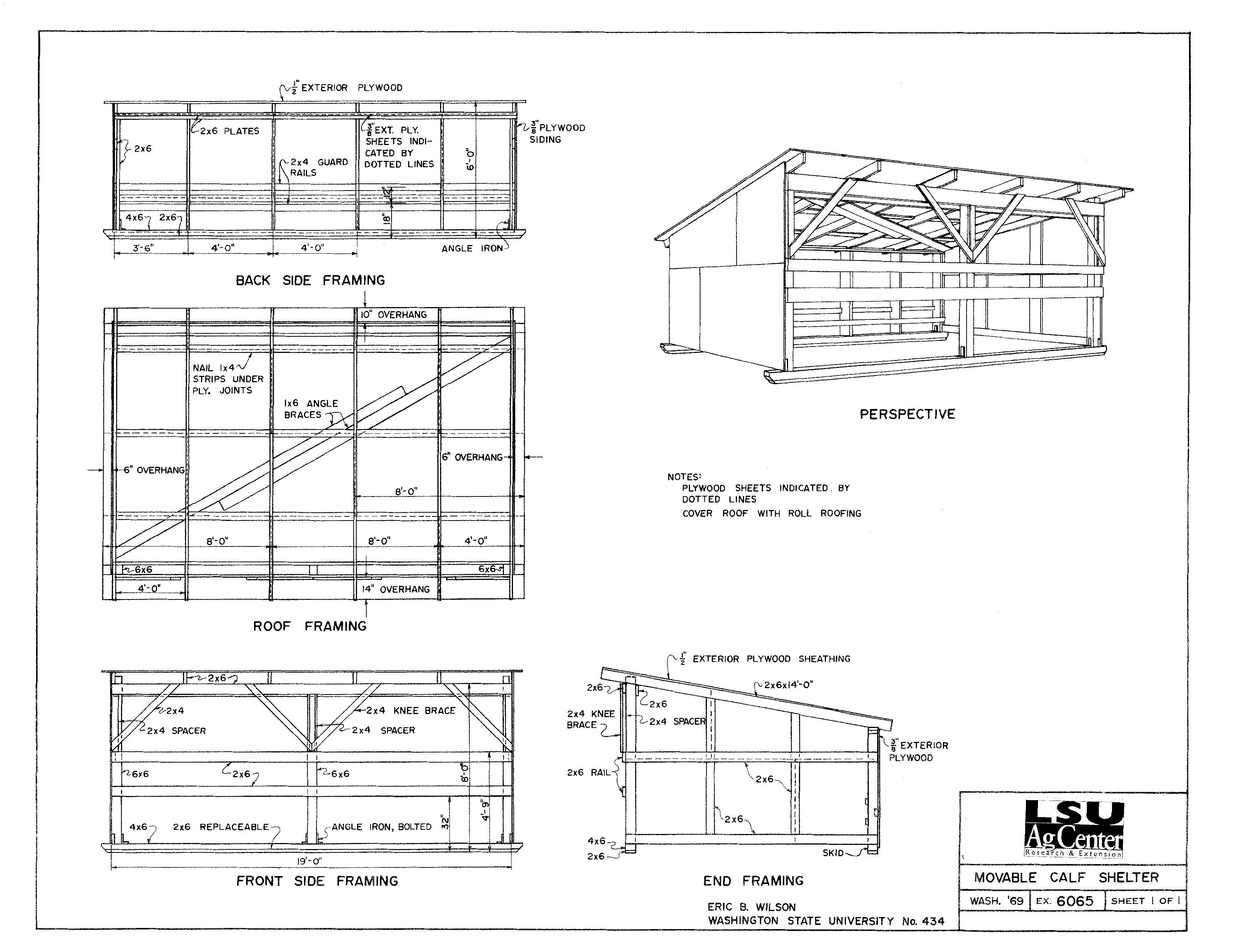 Movable Calf Shelter