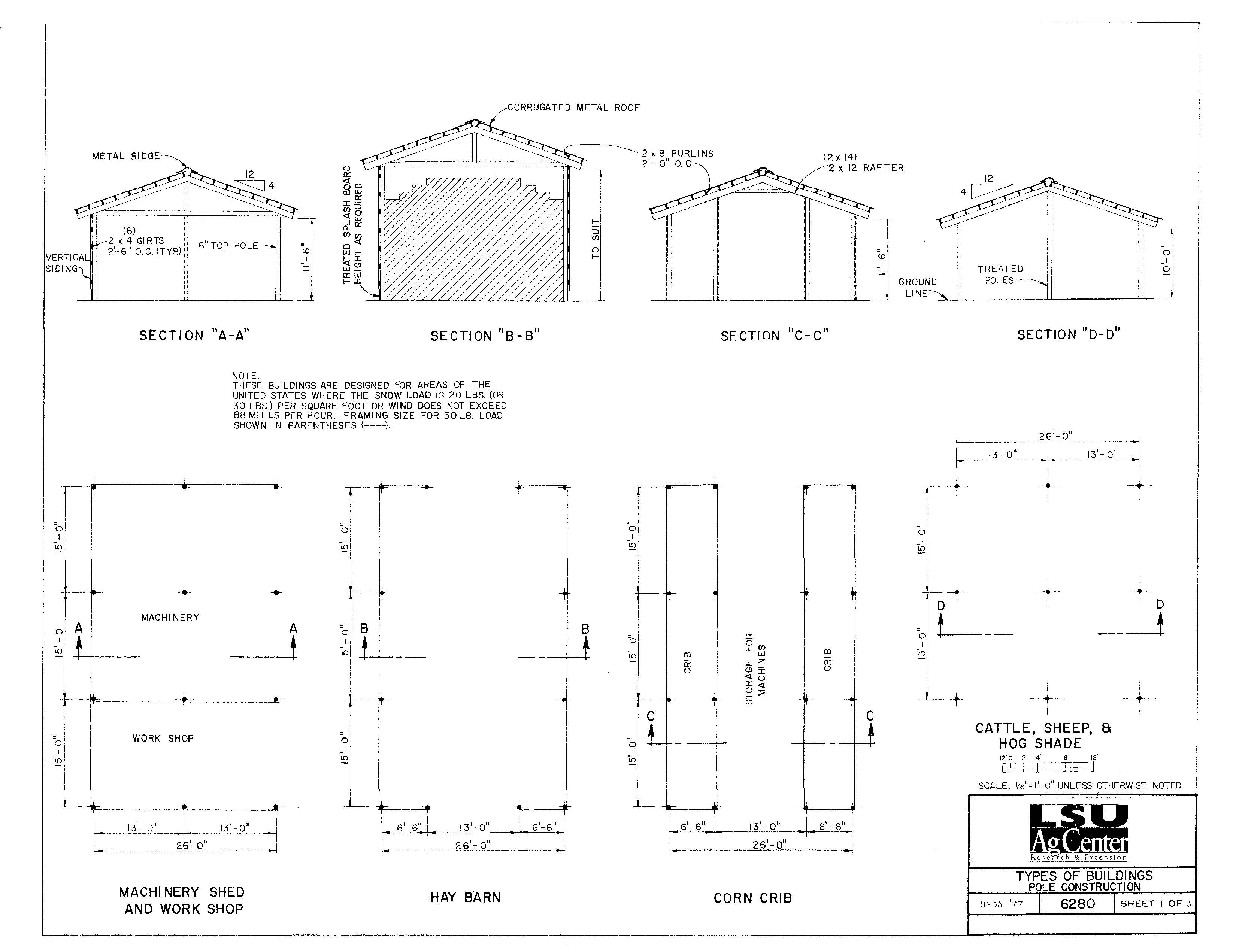 Types of Buildings - Pole Construction