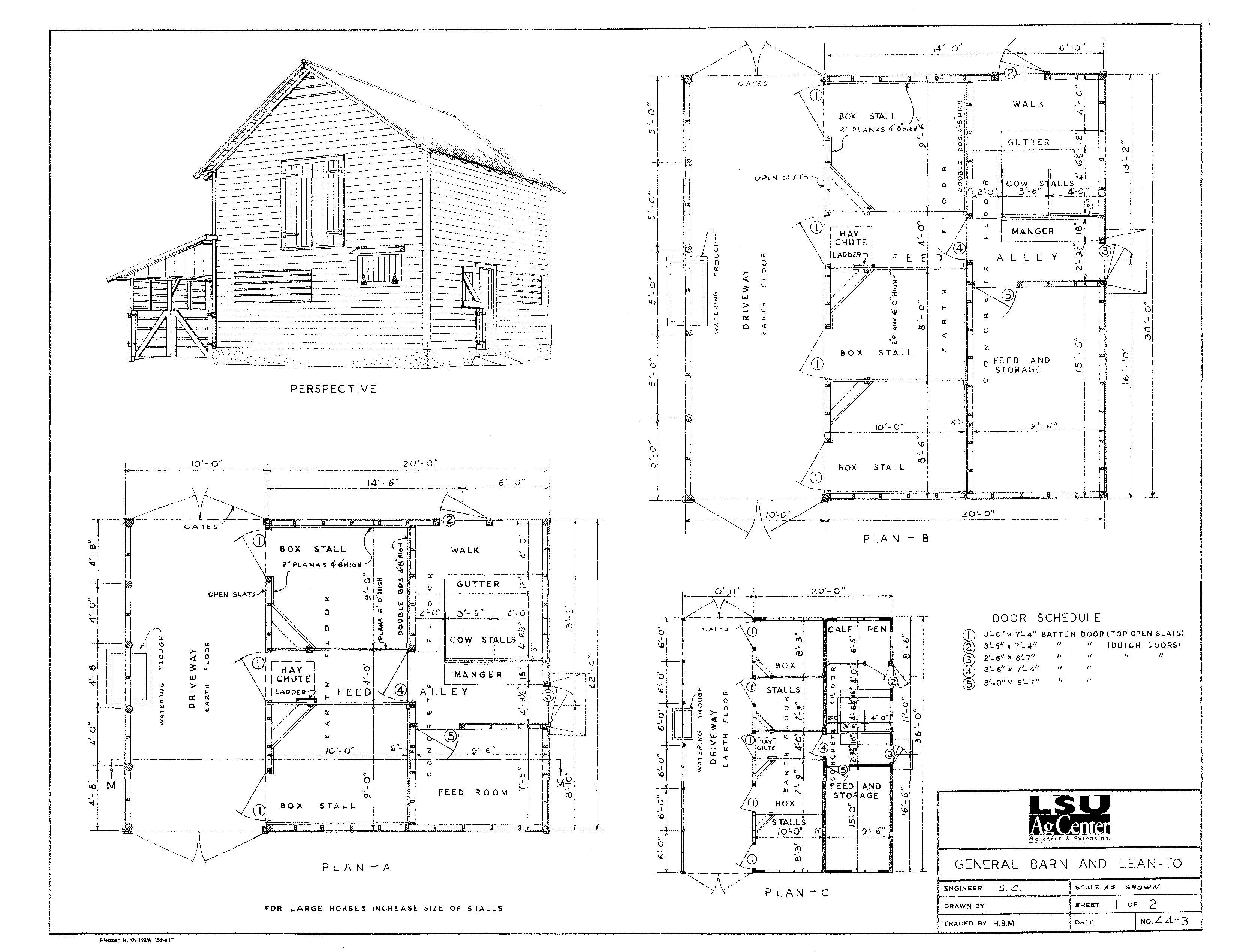 General Barn and Lean-to