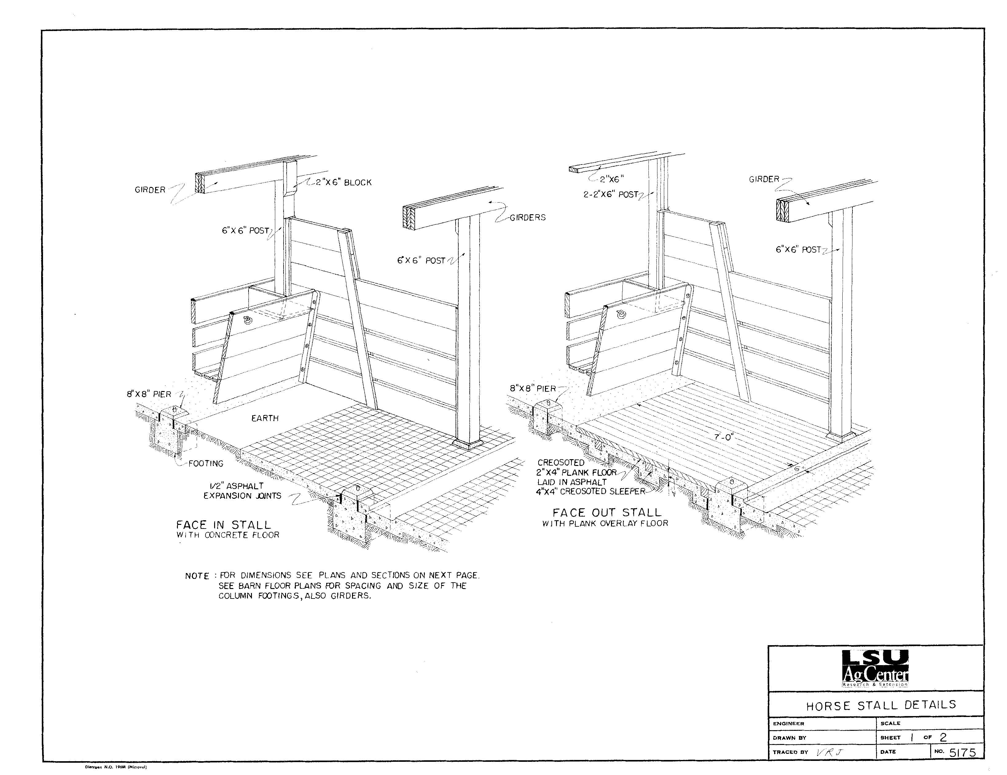 Horse Stall Detail
