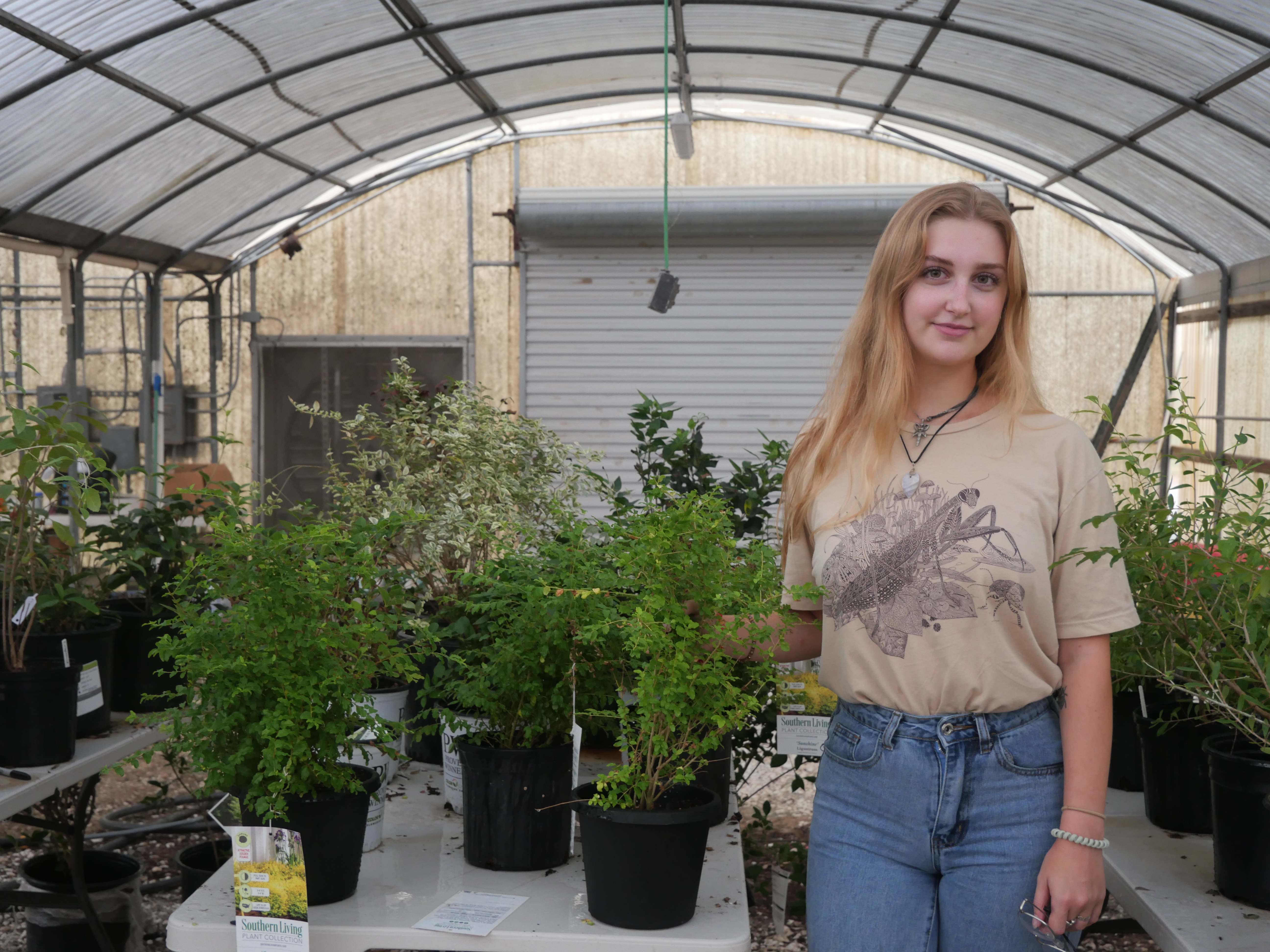 Brandi Misiaszek around privets and ornamentals.