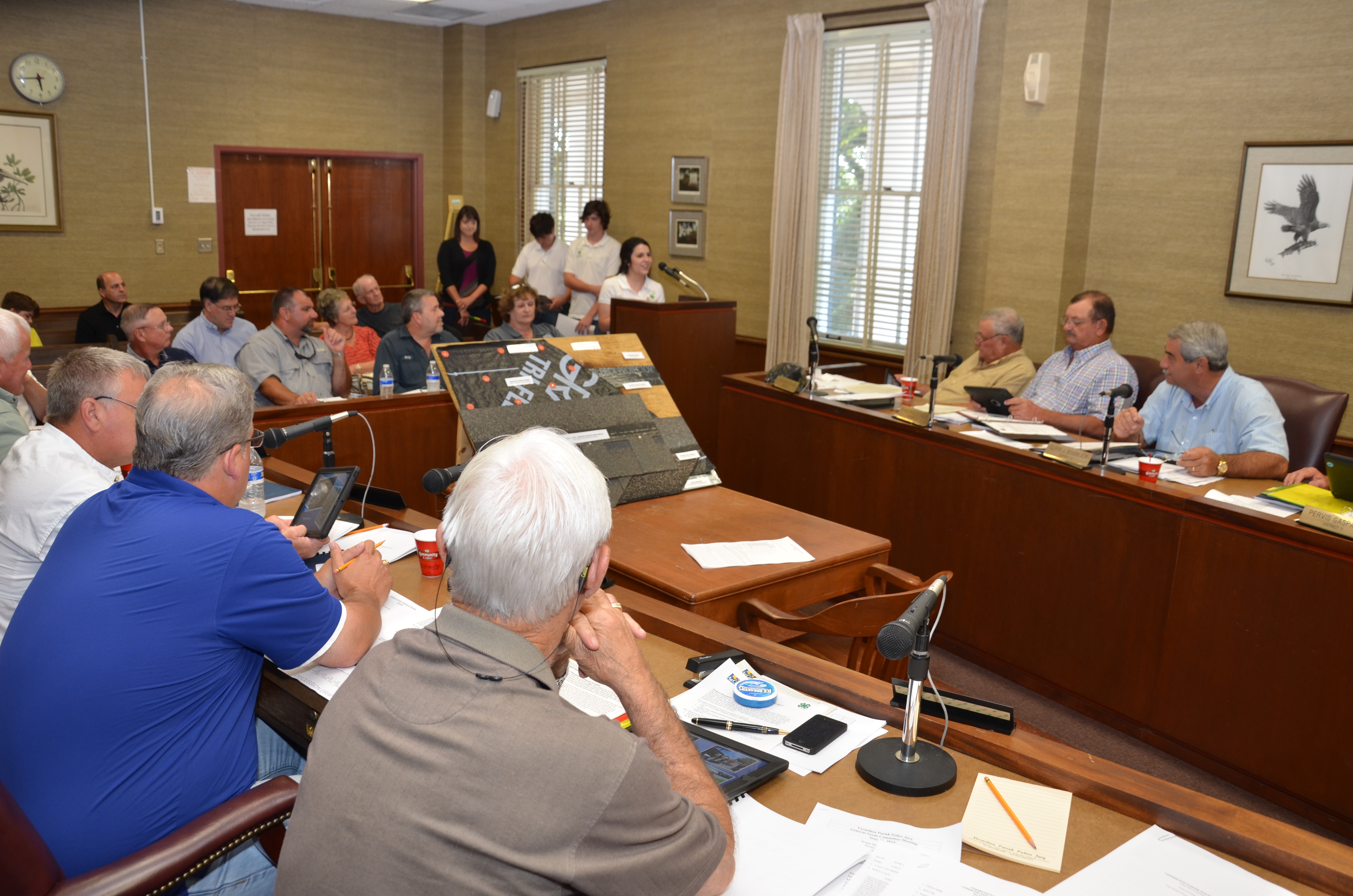 4-H students plan hurricane mitigation for local extension office