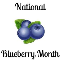 National Blueberry Month