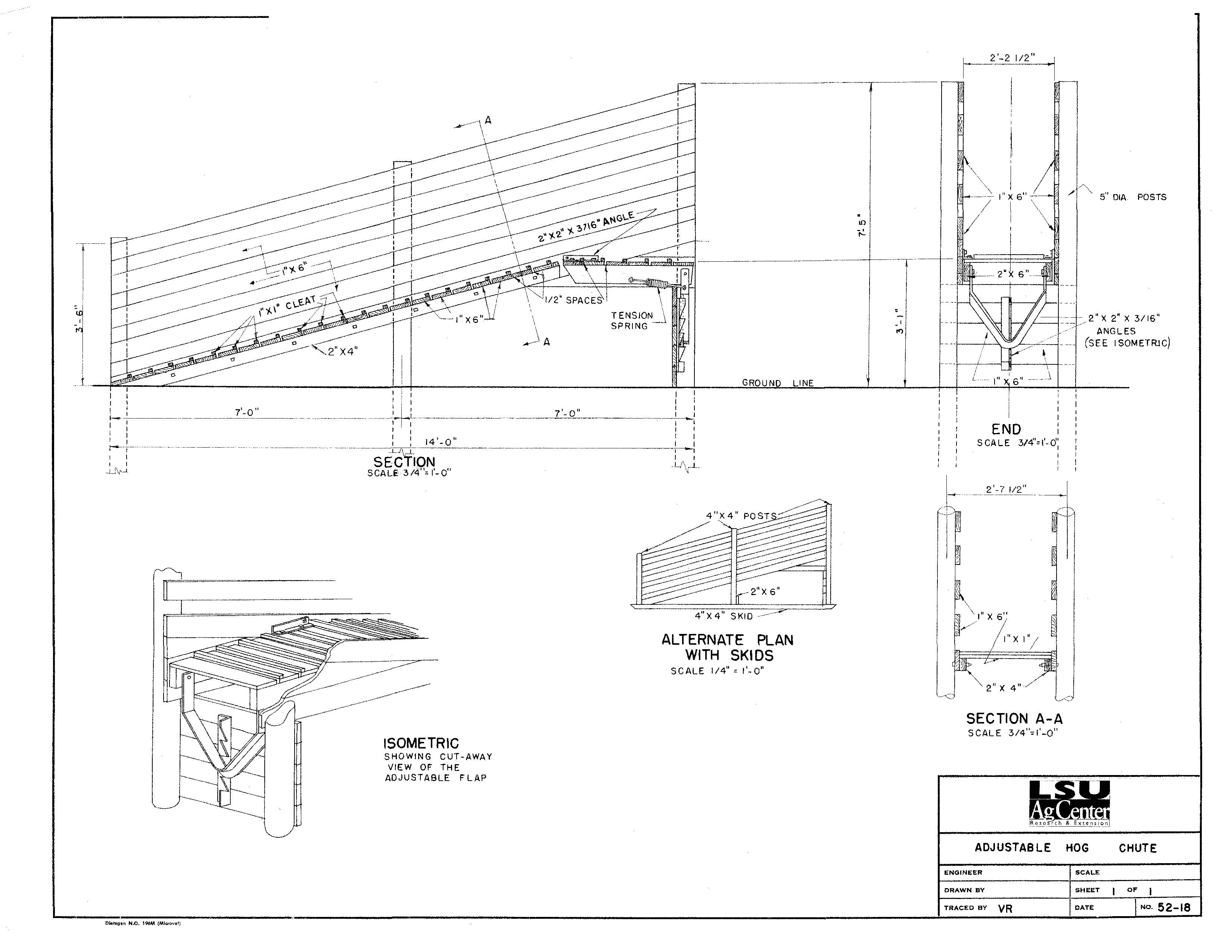 Adjustable Hog Chute