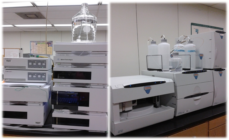 Photo of Liquid Chromatography Unit and High Pressure Ion Chromotagraphy