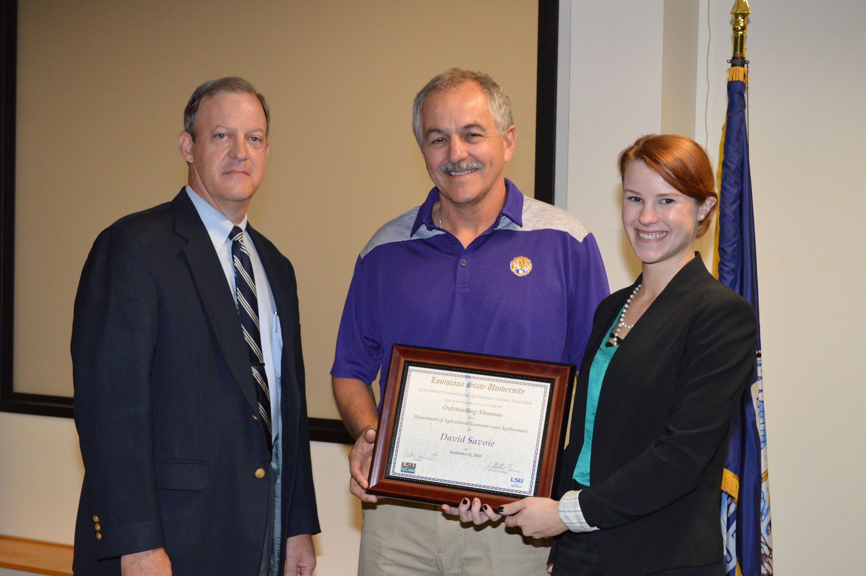 LSU Agricultural Economics and Agribusiness Alumni Association names outstanding alumnus