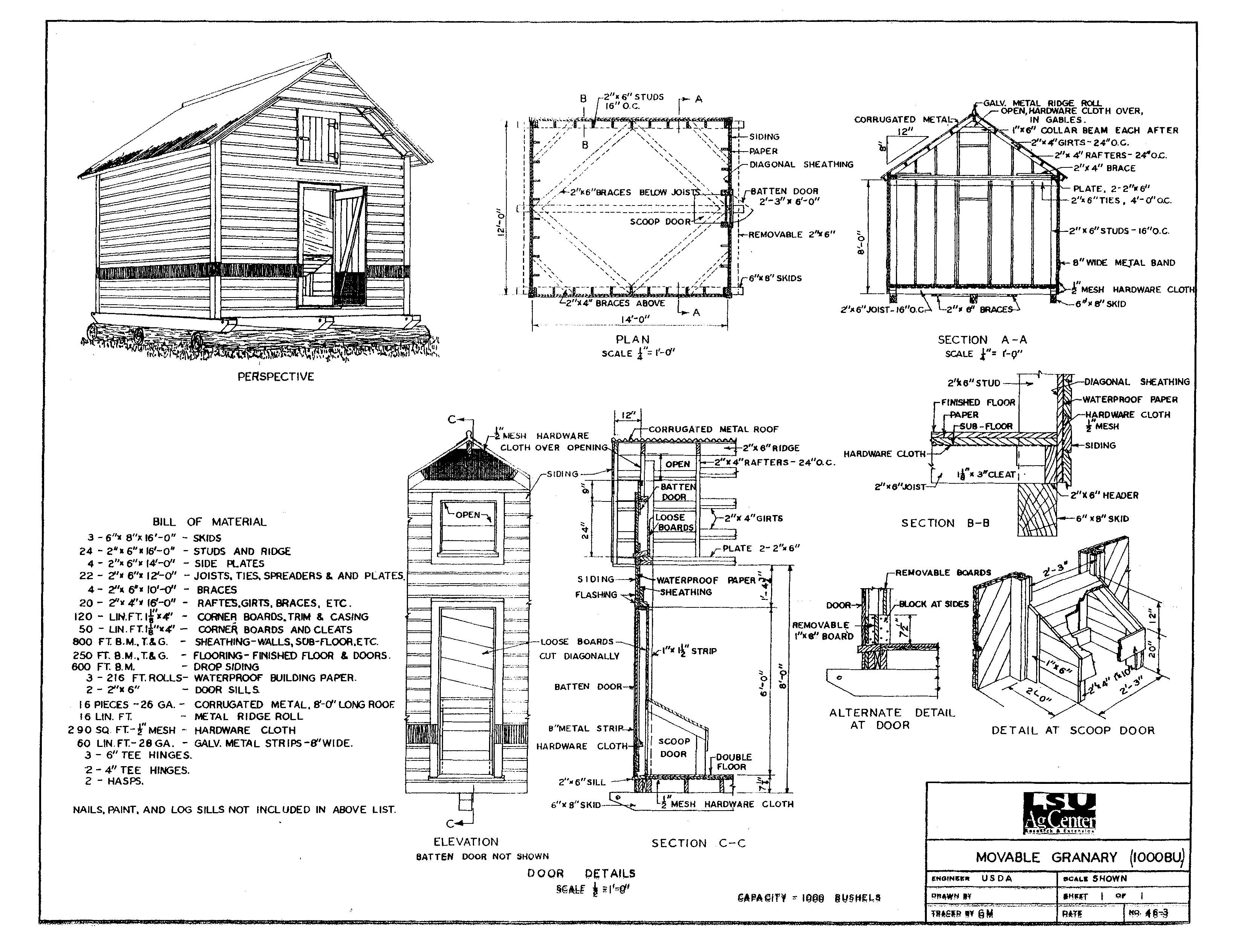 Movable Grain Bin