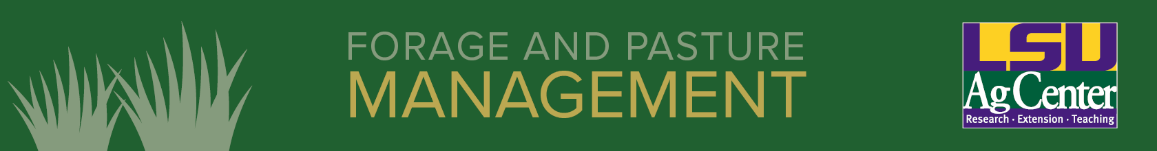 Forage and Pasture Management