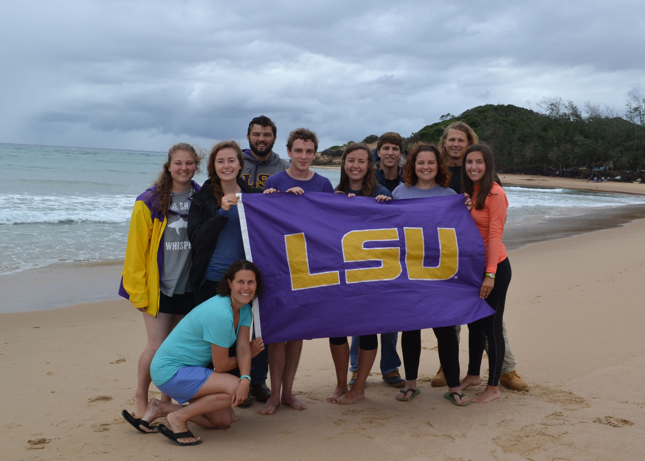 LSU students participate in marine research in Mozambique