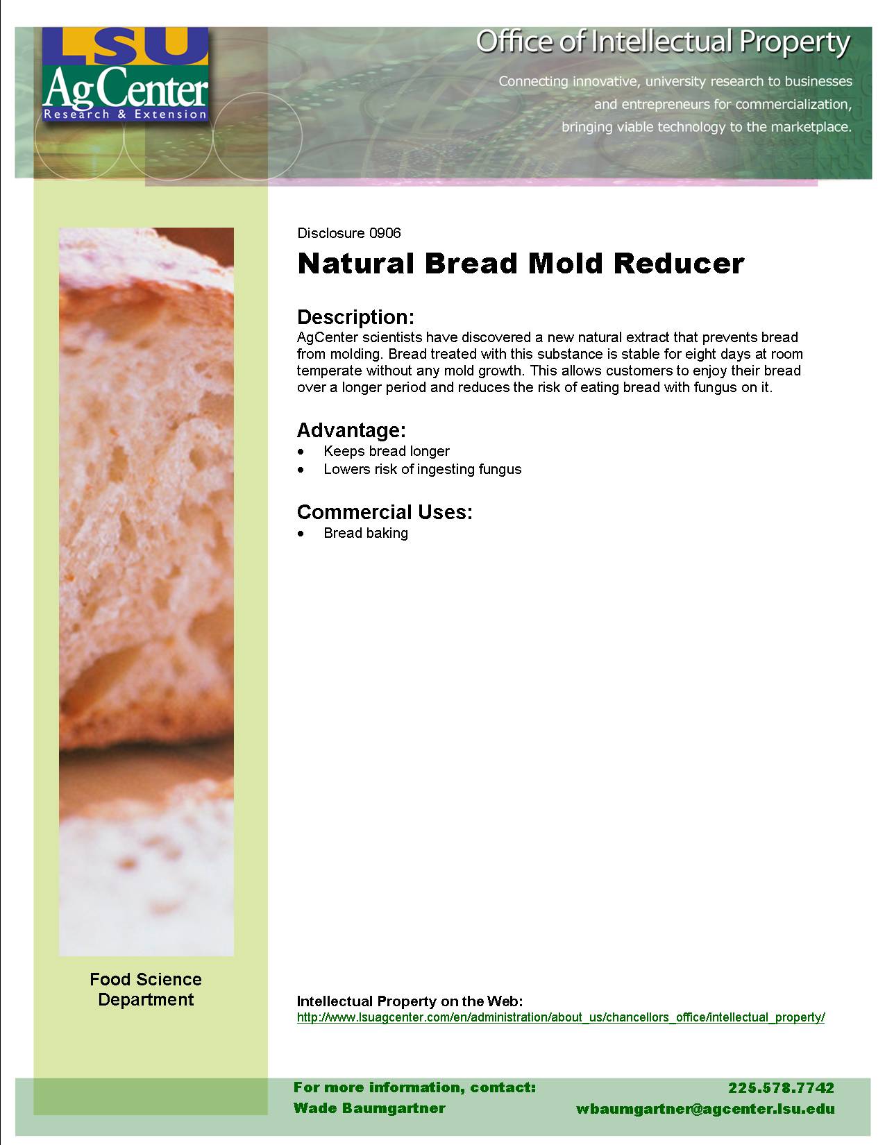 Natural Bread Mold-reducing Agent