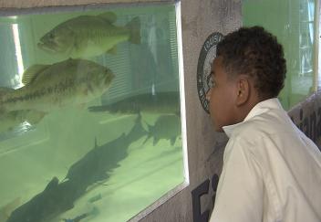 Children explore AgMagic on the River