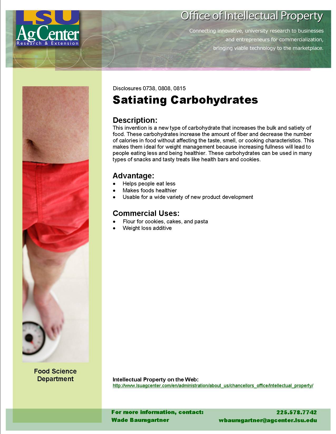 Satiating Carbohydrates