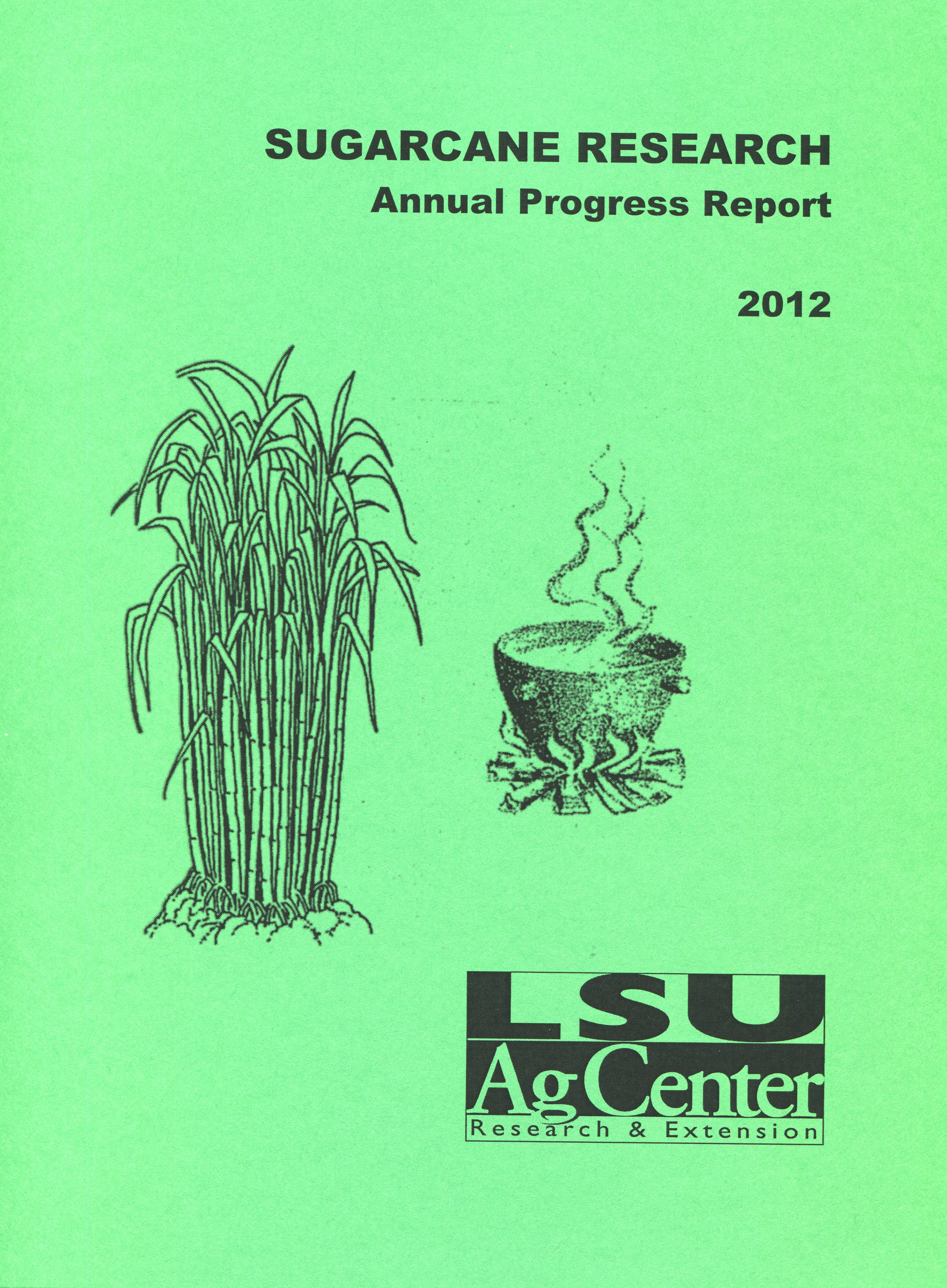 2012 Sugarcane Annual Report
