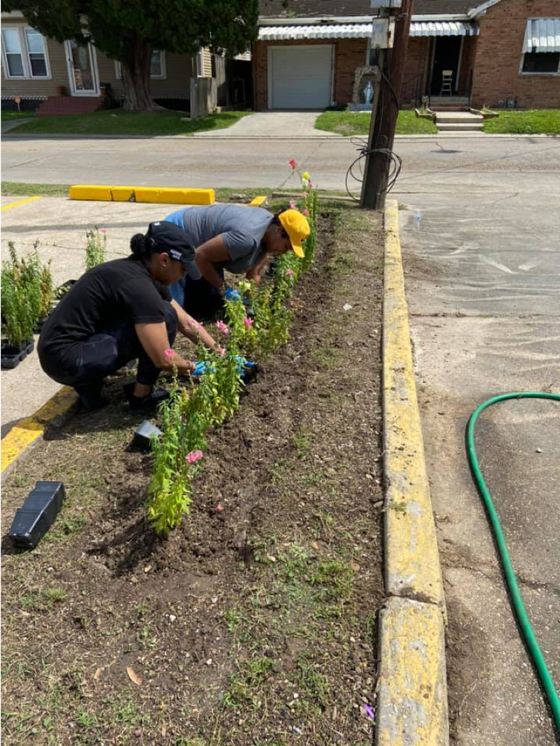 Houma community comes together for beautification project