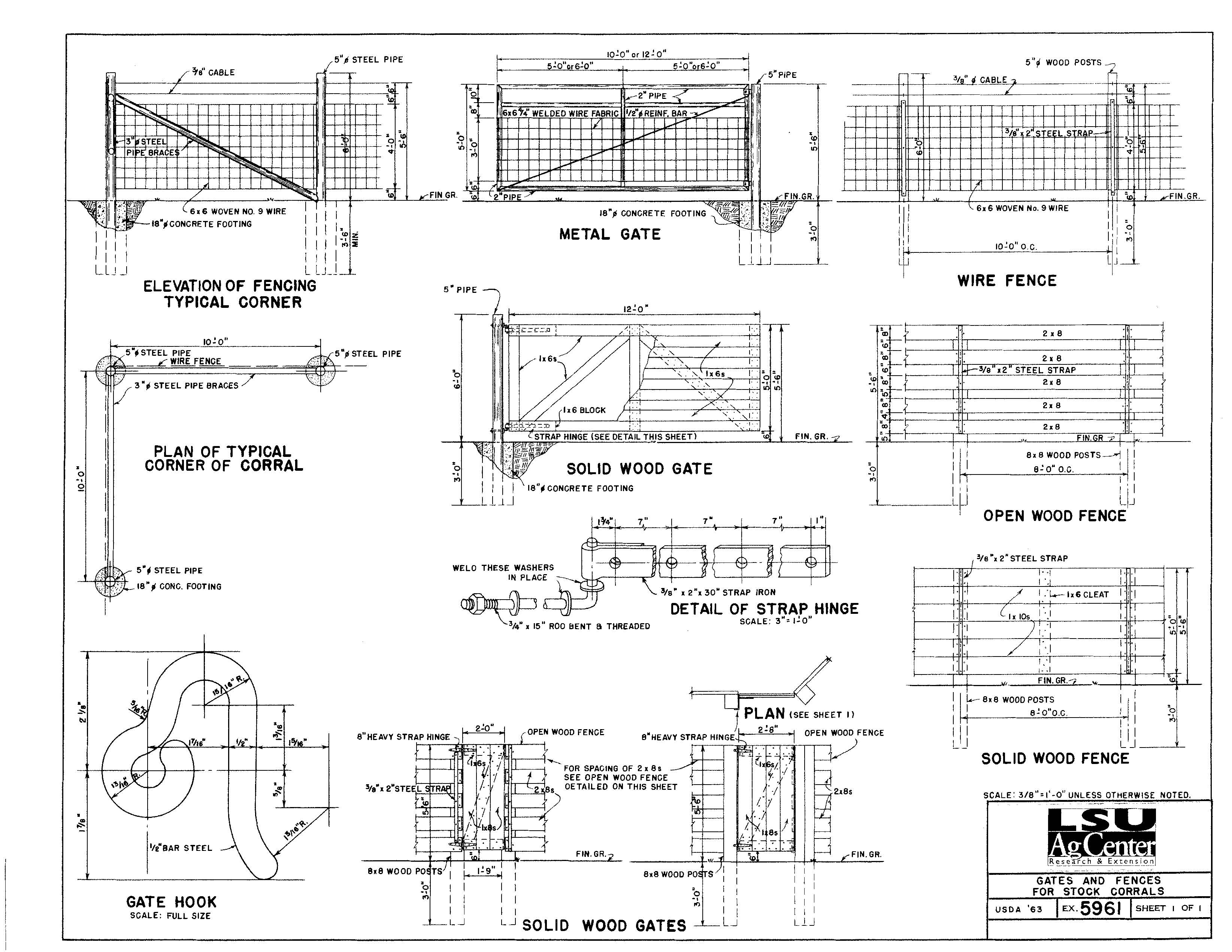 Gates and Fences for Stock Corrals
