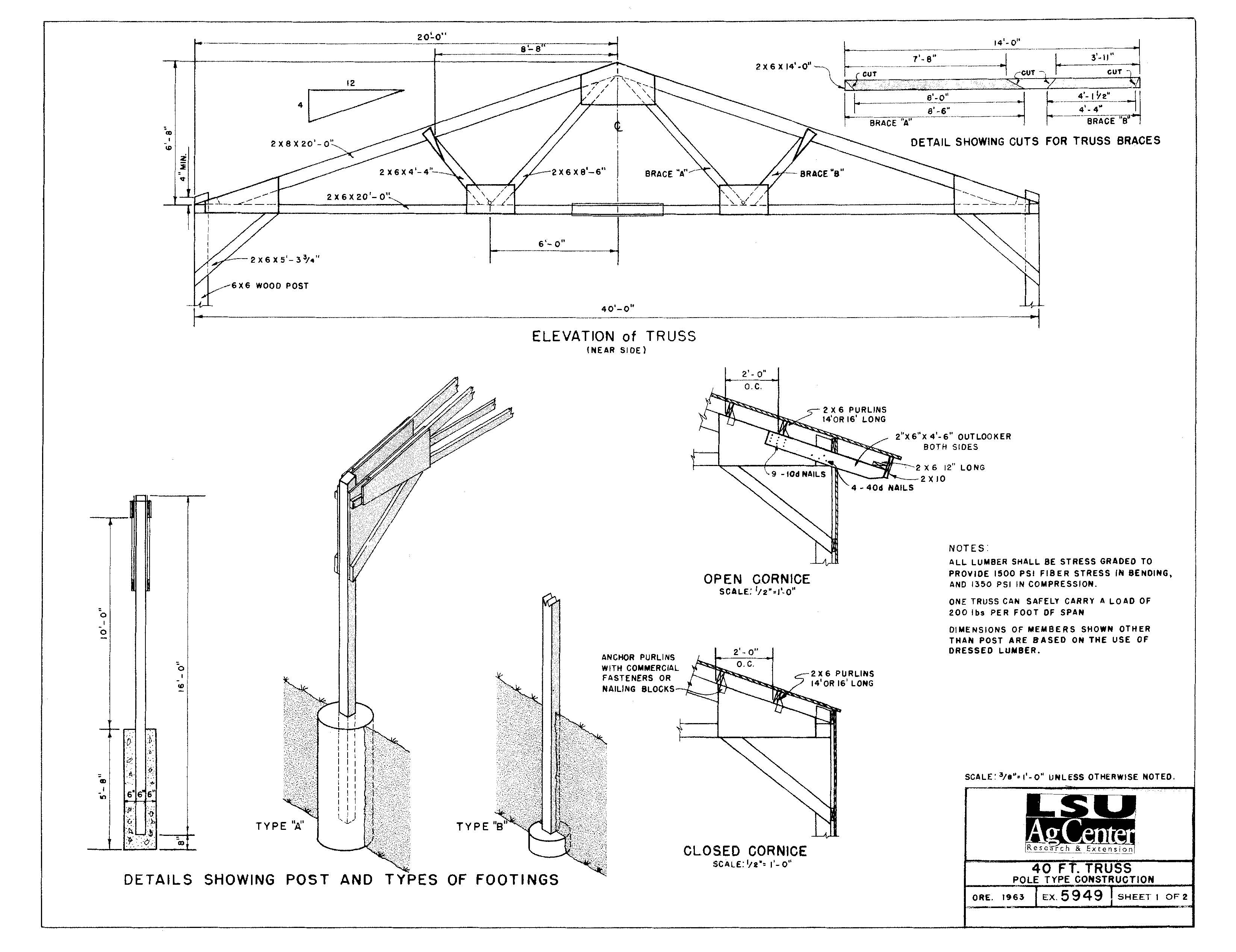 40 ft. Truss