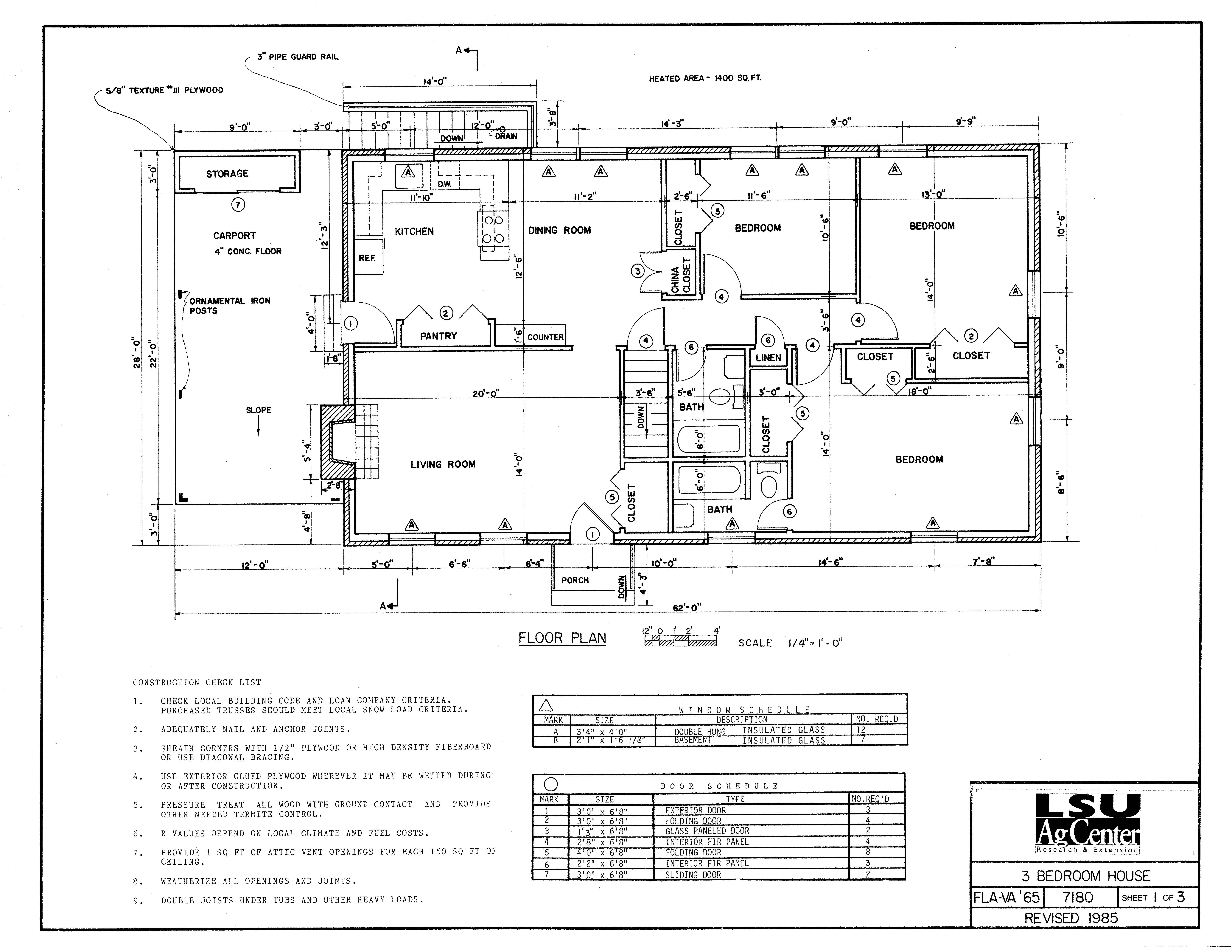 Three Bedroom House