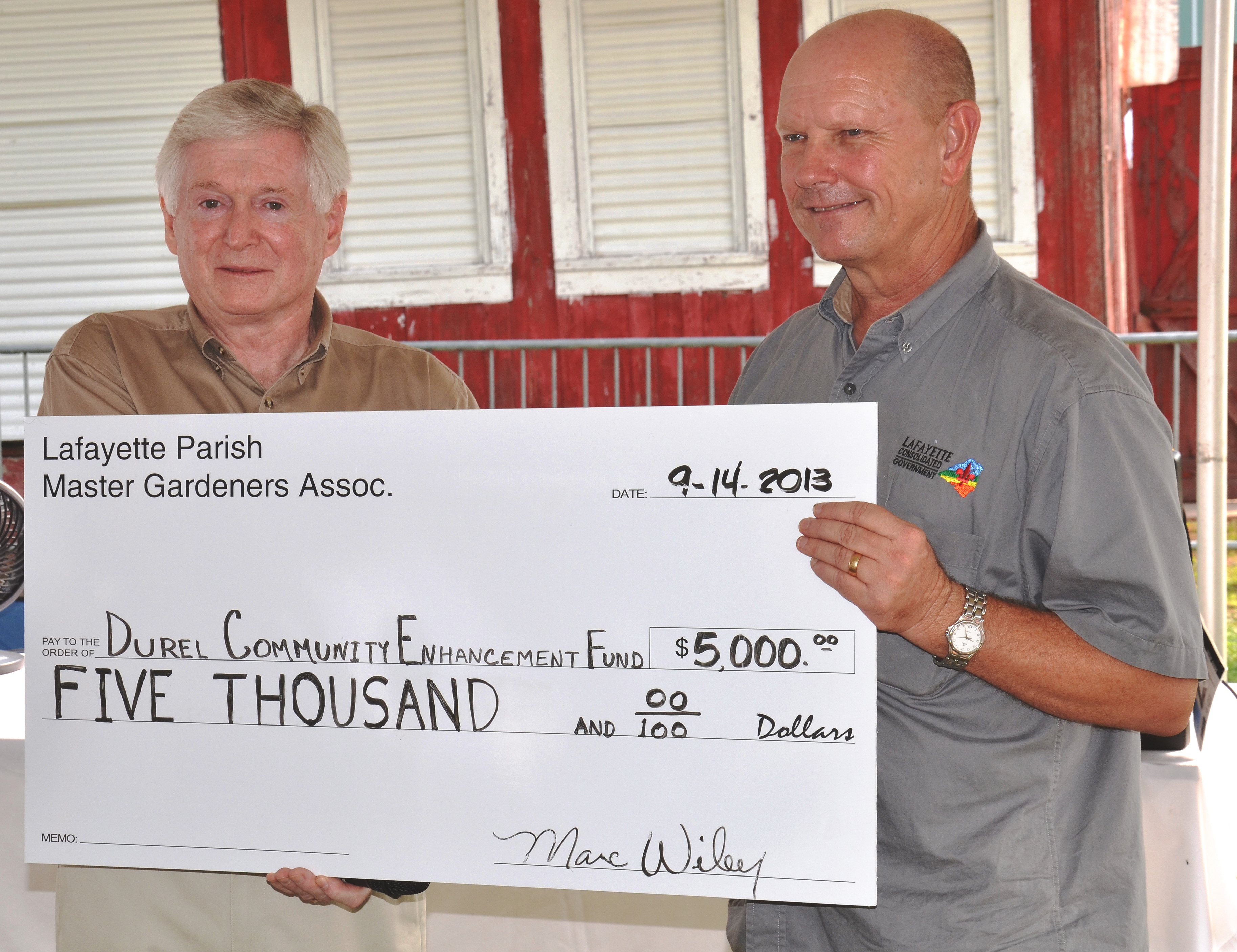 check presentation