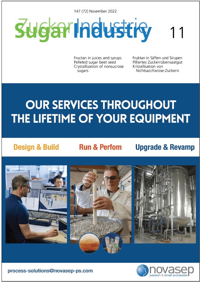 Cover of an article on the Sugar Industry.