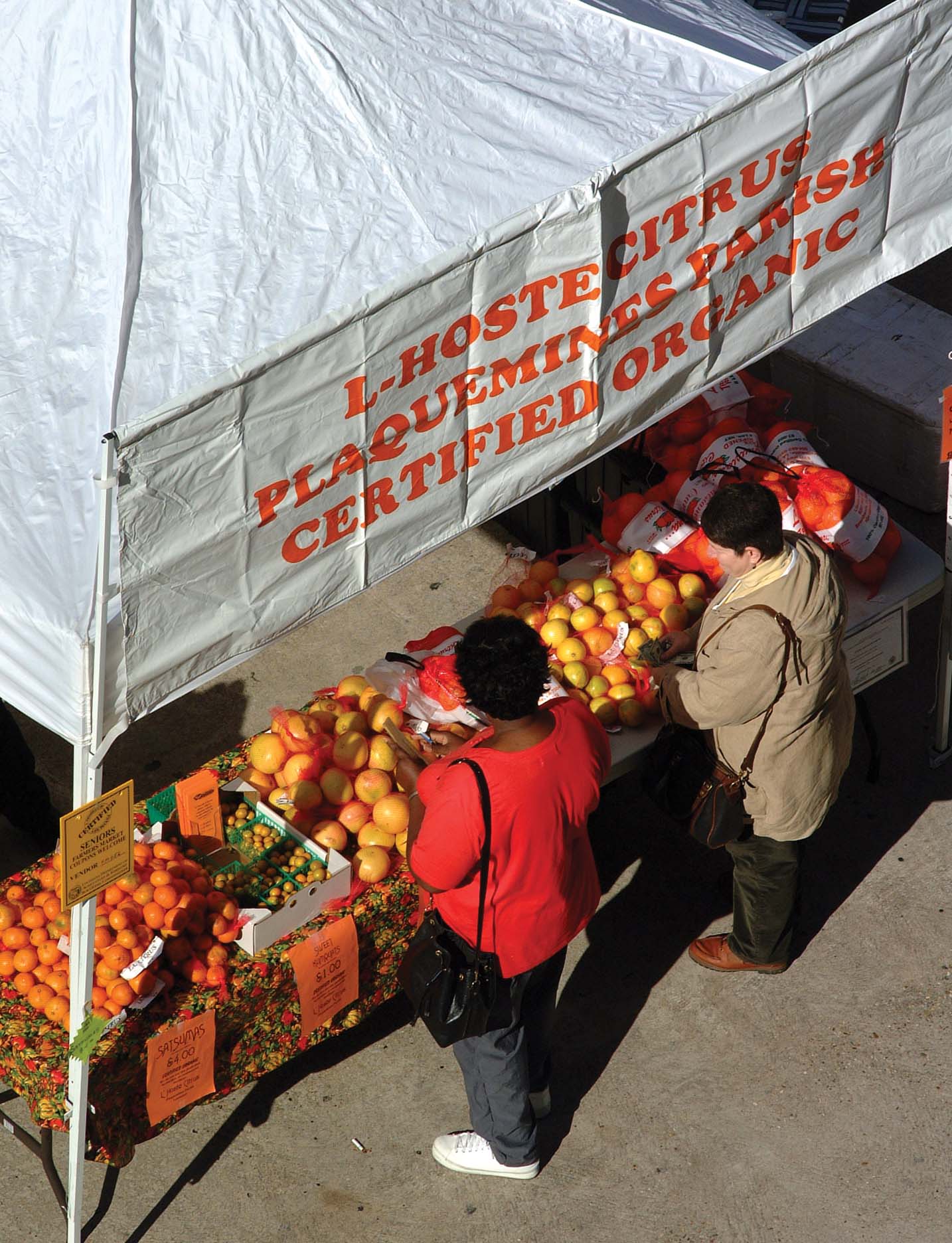 Photo of farmer market in Baton Rouge