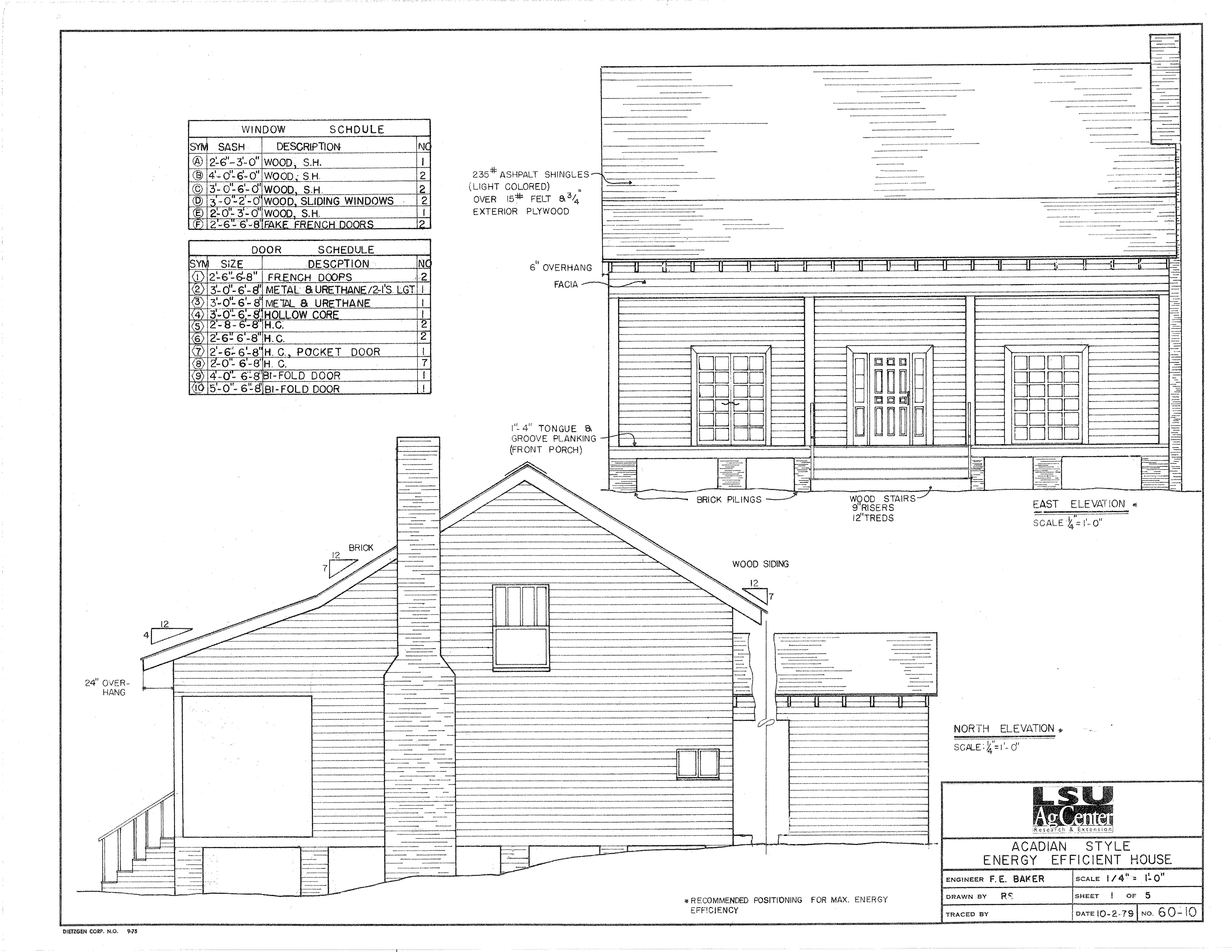Acadian Style Energy Efficient House