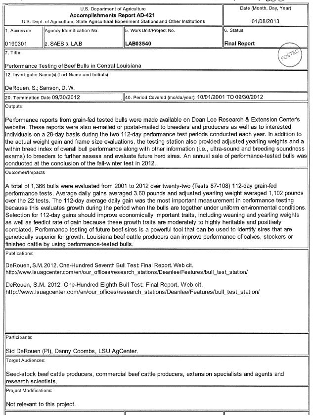 Archived Animals & Animal Production Systems