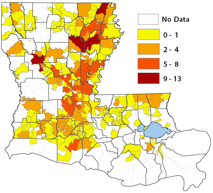 Feral Hog Damage in Louisiana 