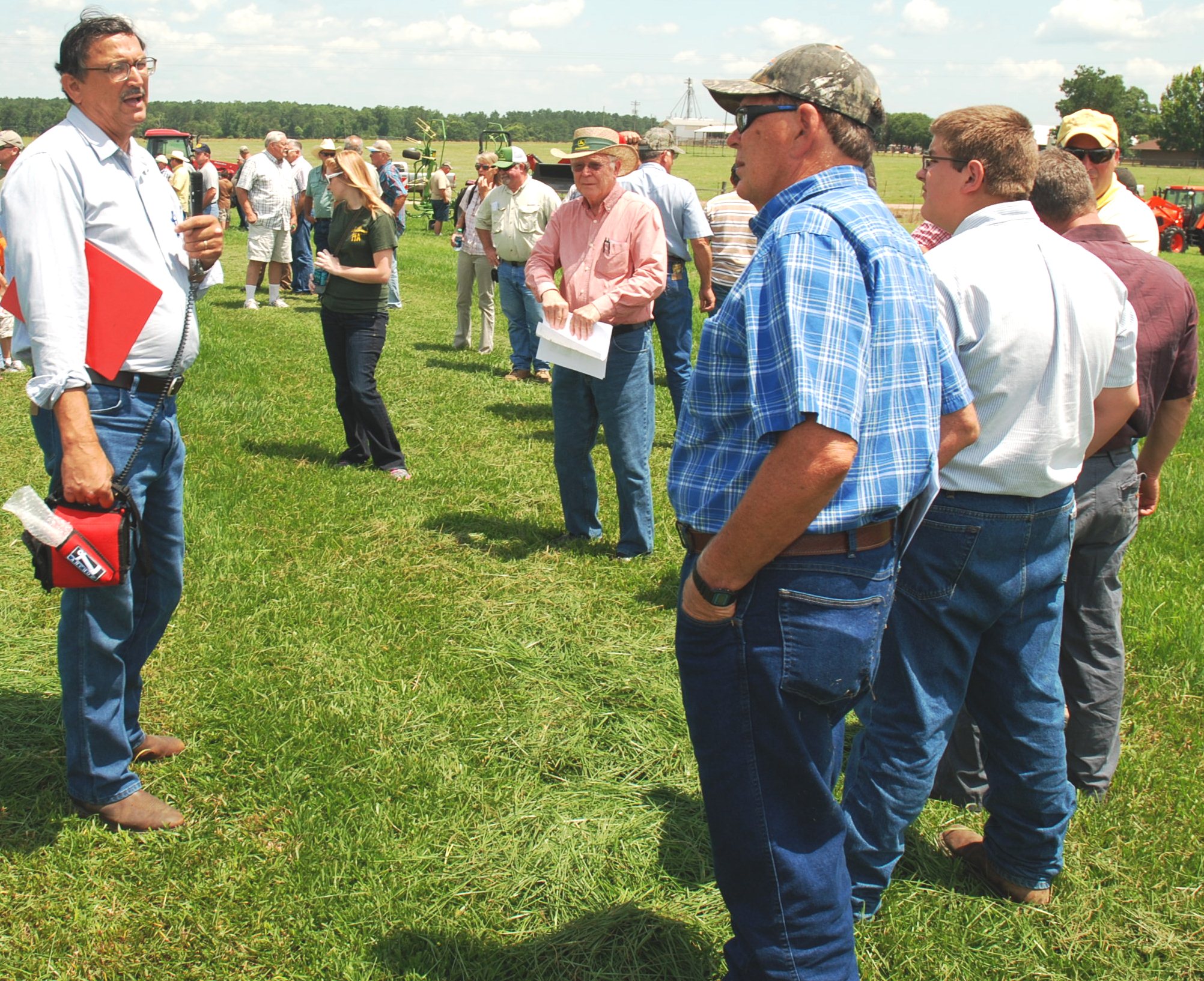 New equipment, efficiency featured at forage field day