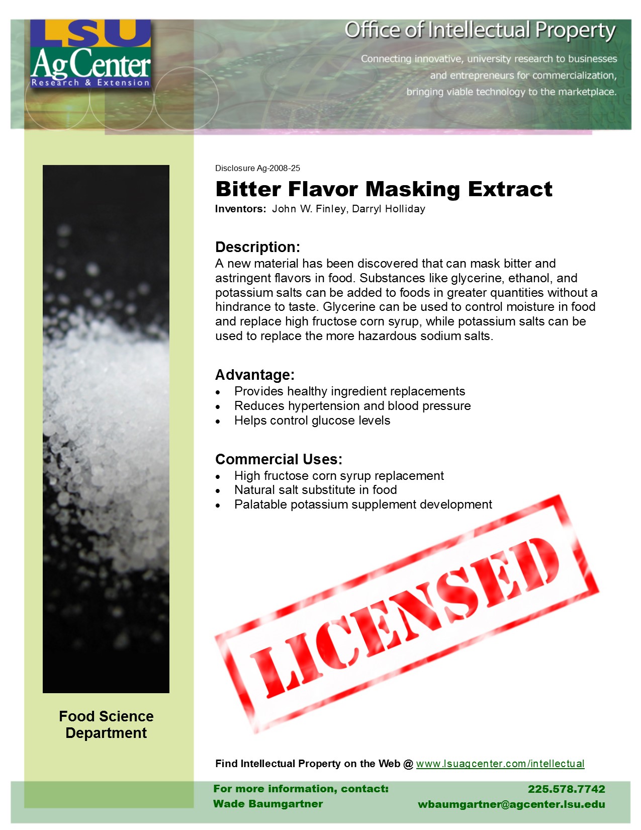 Bitter Flavor-masking Extract