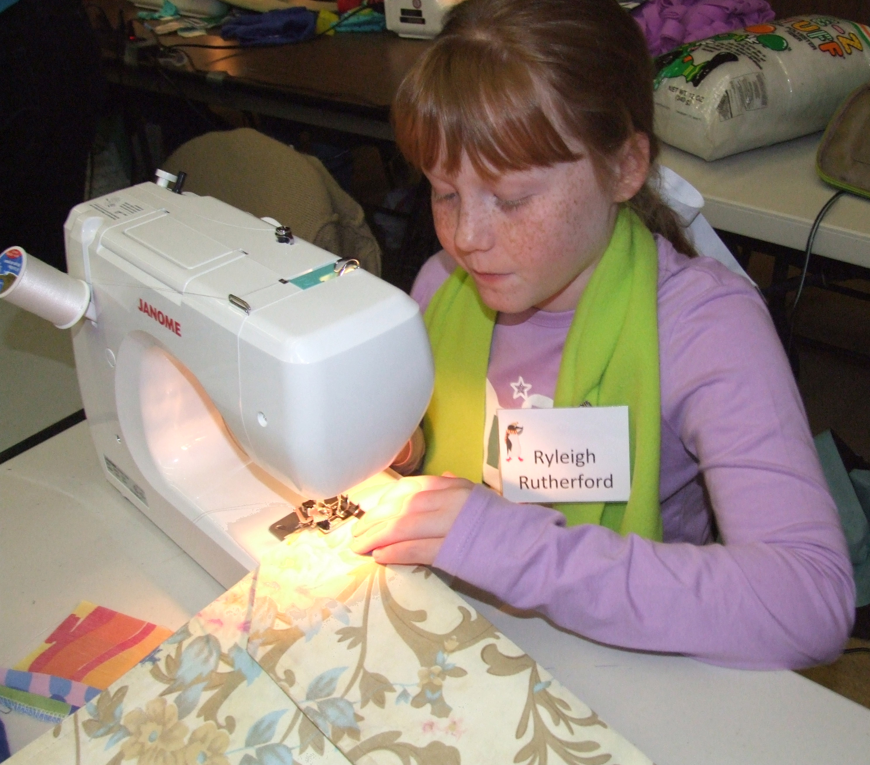 Group has sew much fun at fashion camp