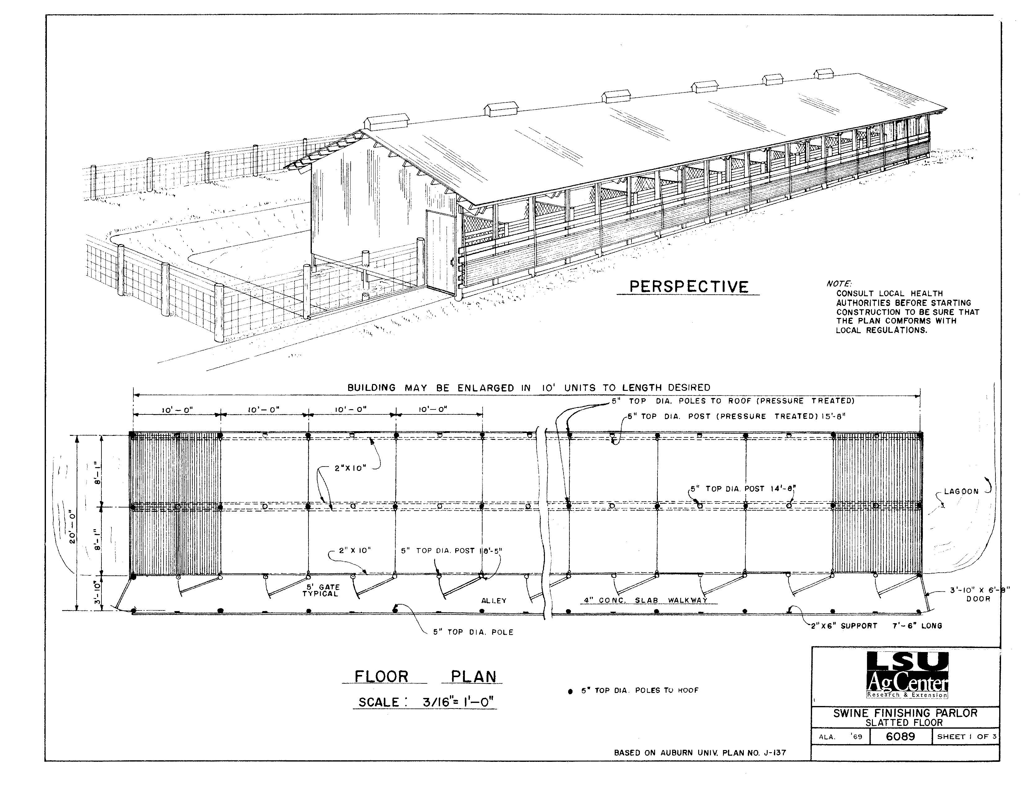 Swine Finishing Parlor