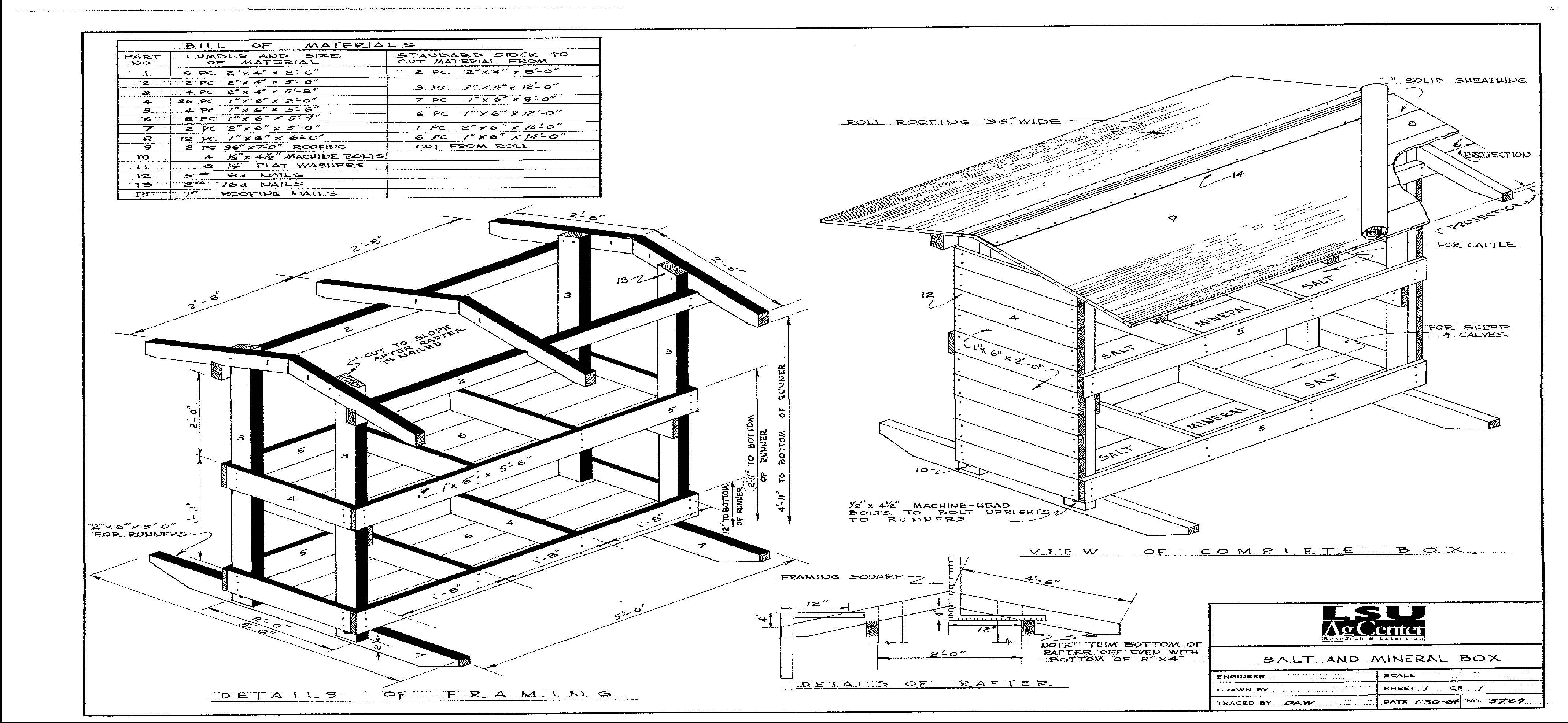 Salt & Mineral Box