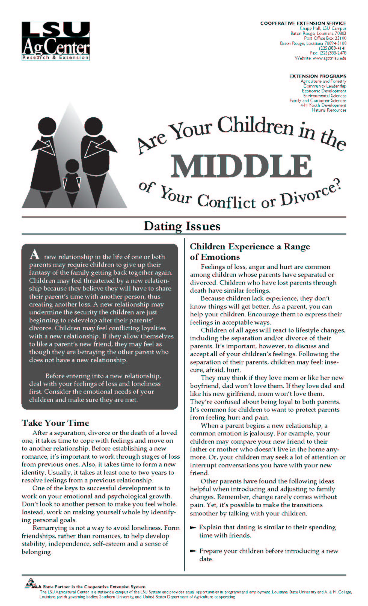 Children in the Middle Series:  Dating Issues