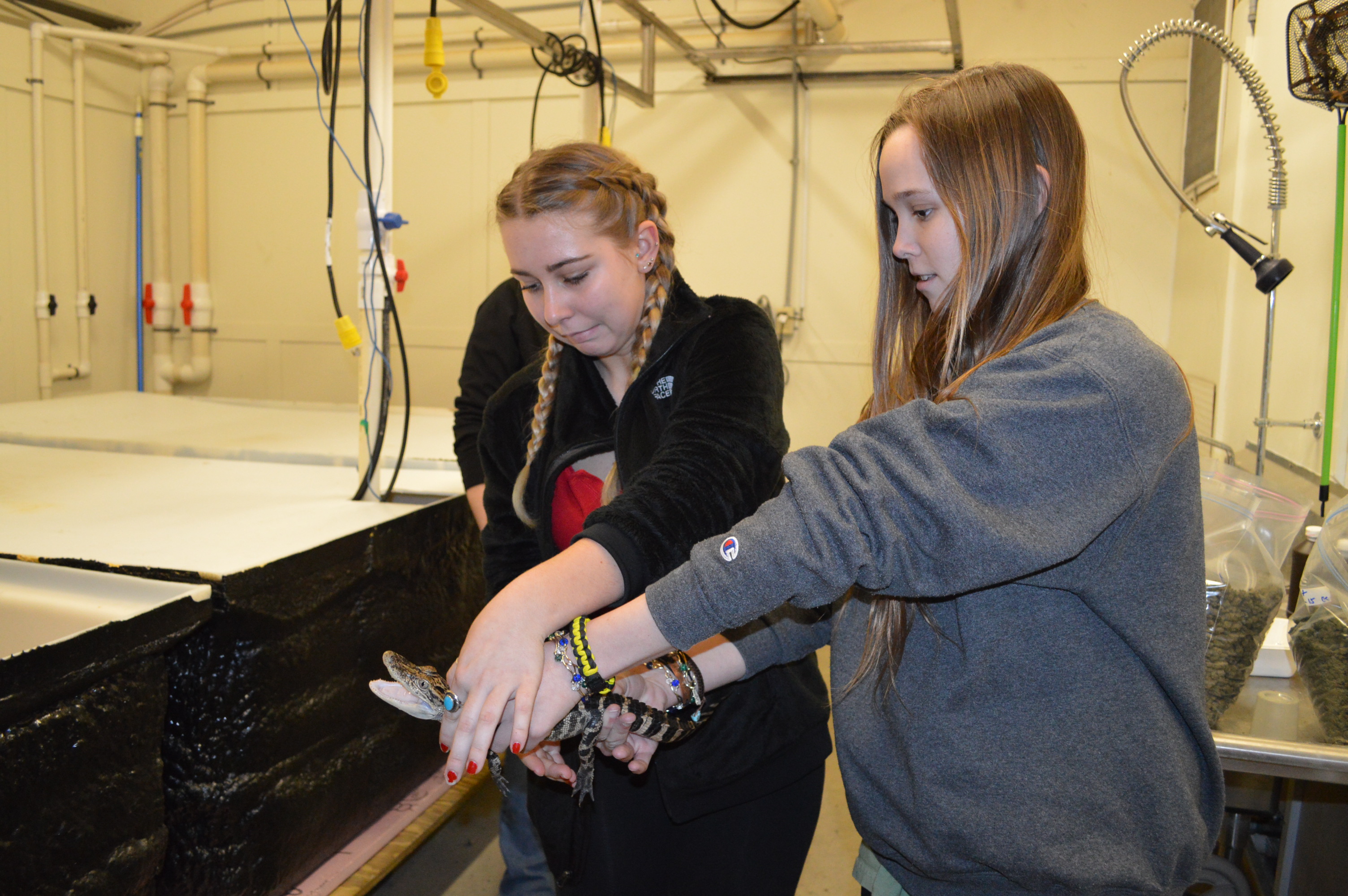 LSU students visit aquaculture facility as part of residence college program