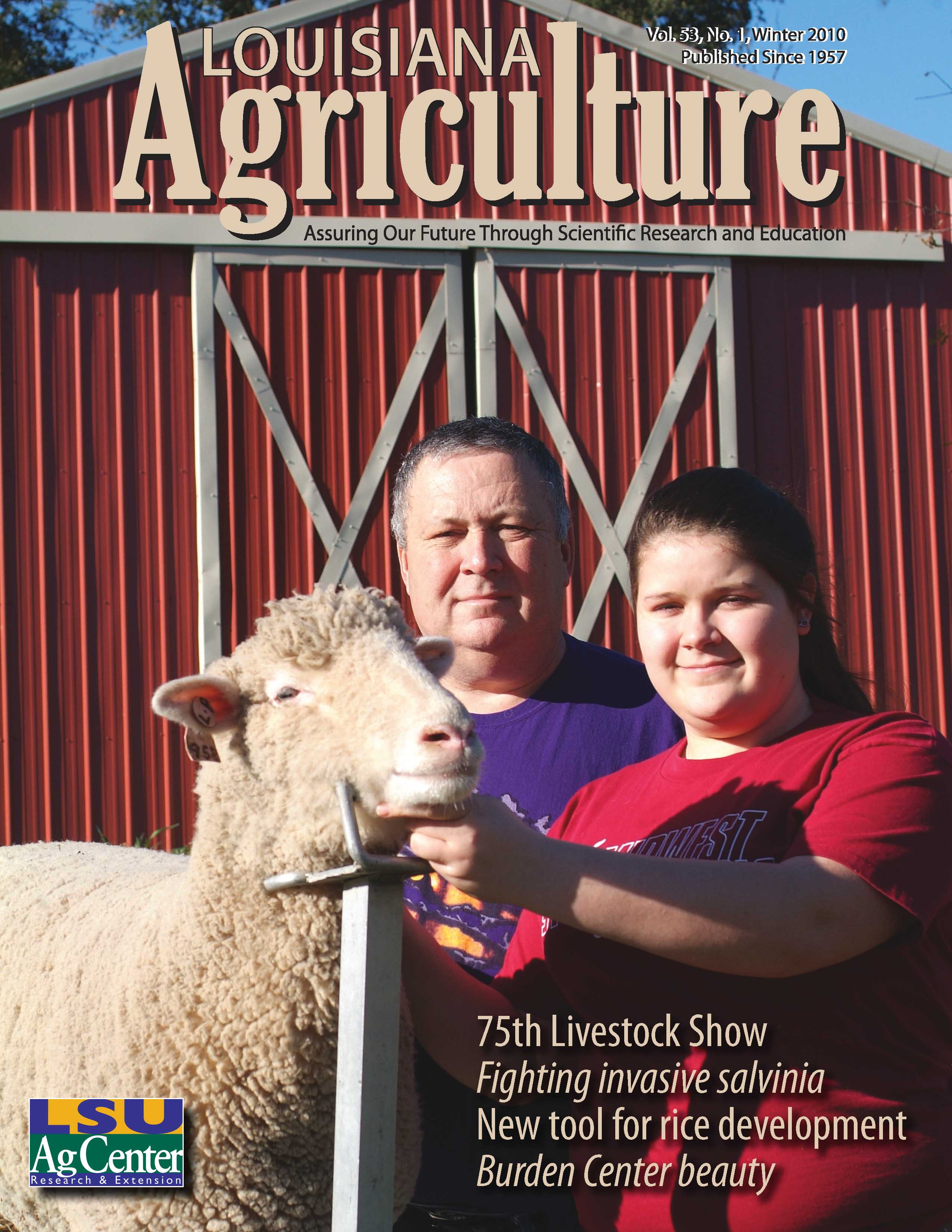 Louisiana Agriculture Winter 2010 (PDF)