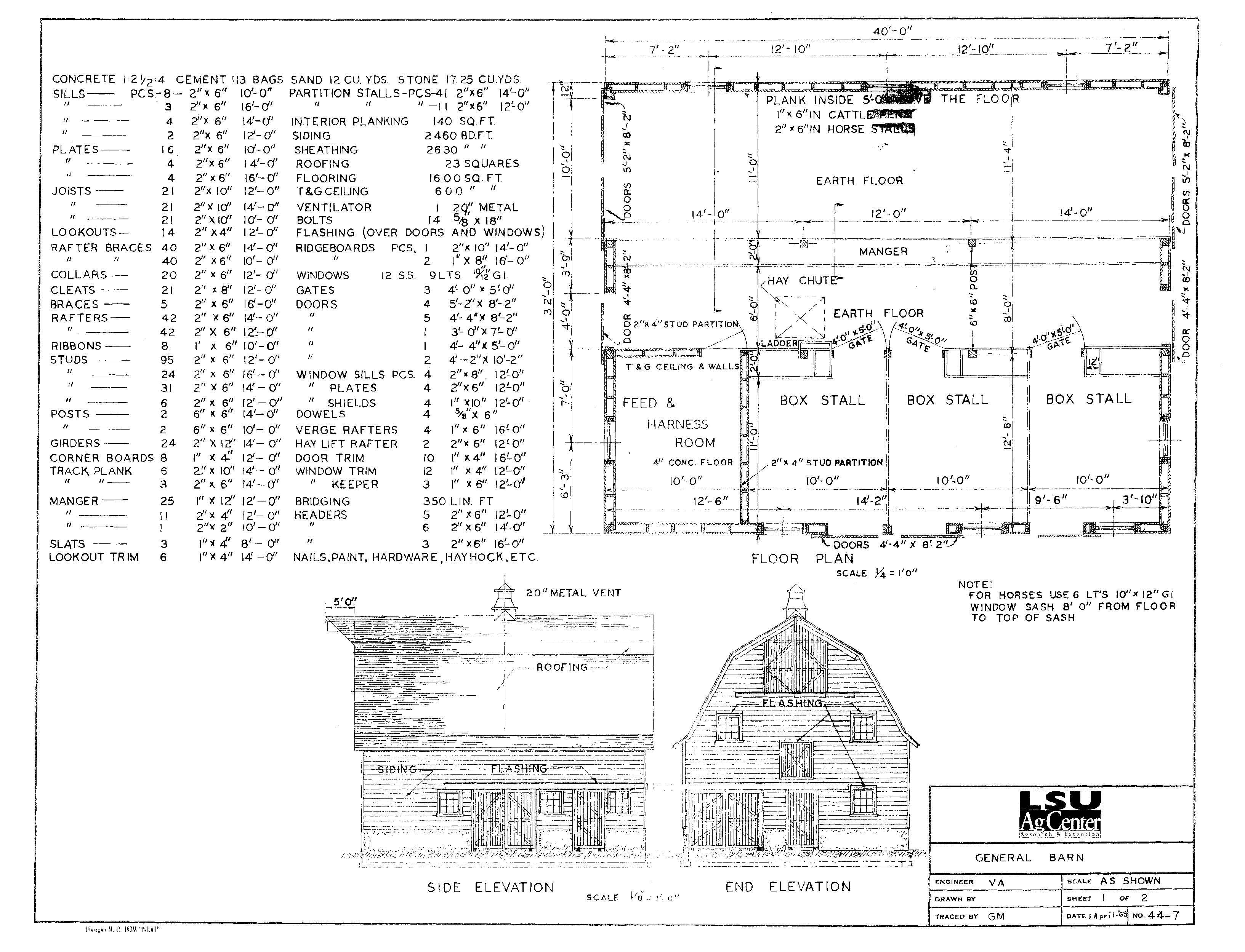 General Barn (2 Story with Hay Mow)