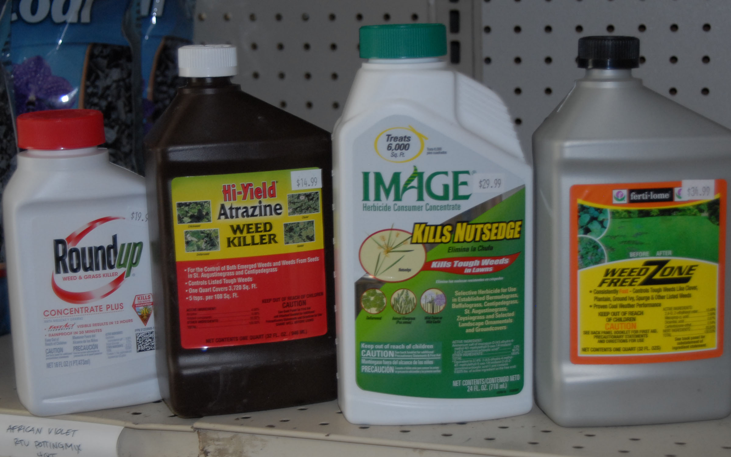 Use weed killers properly