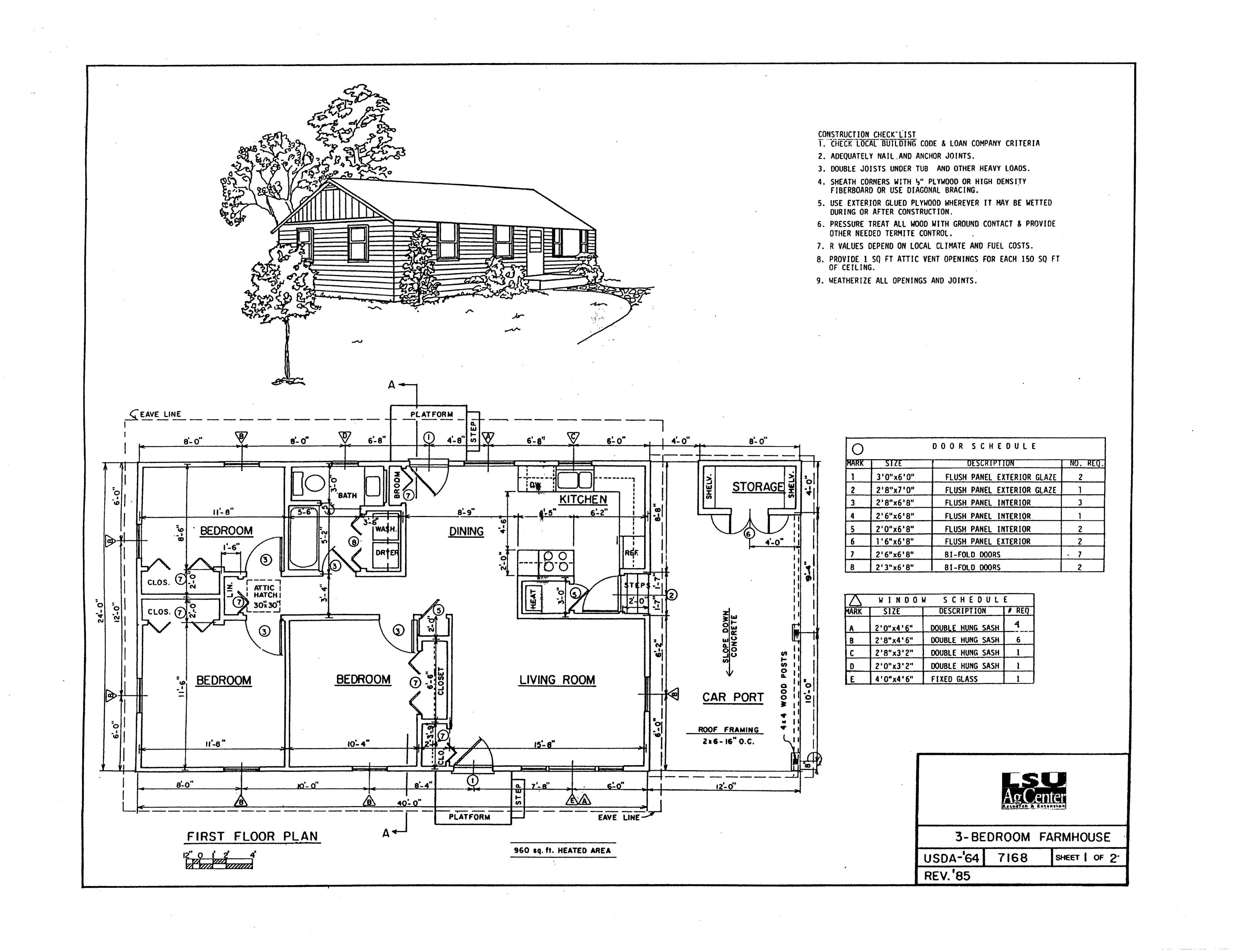 Three Bedroom Farmhouse (small)