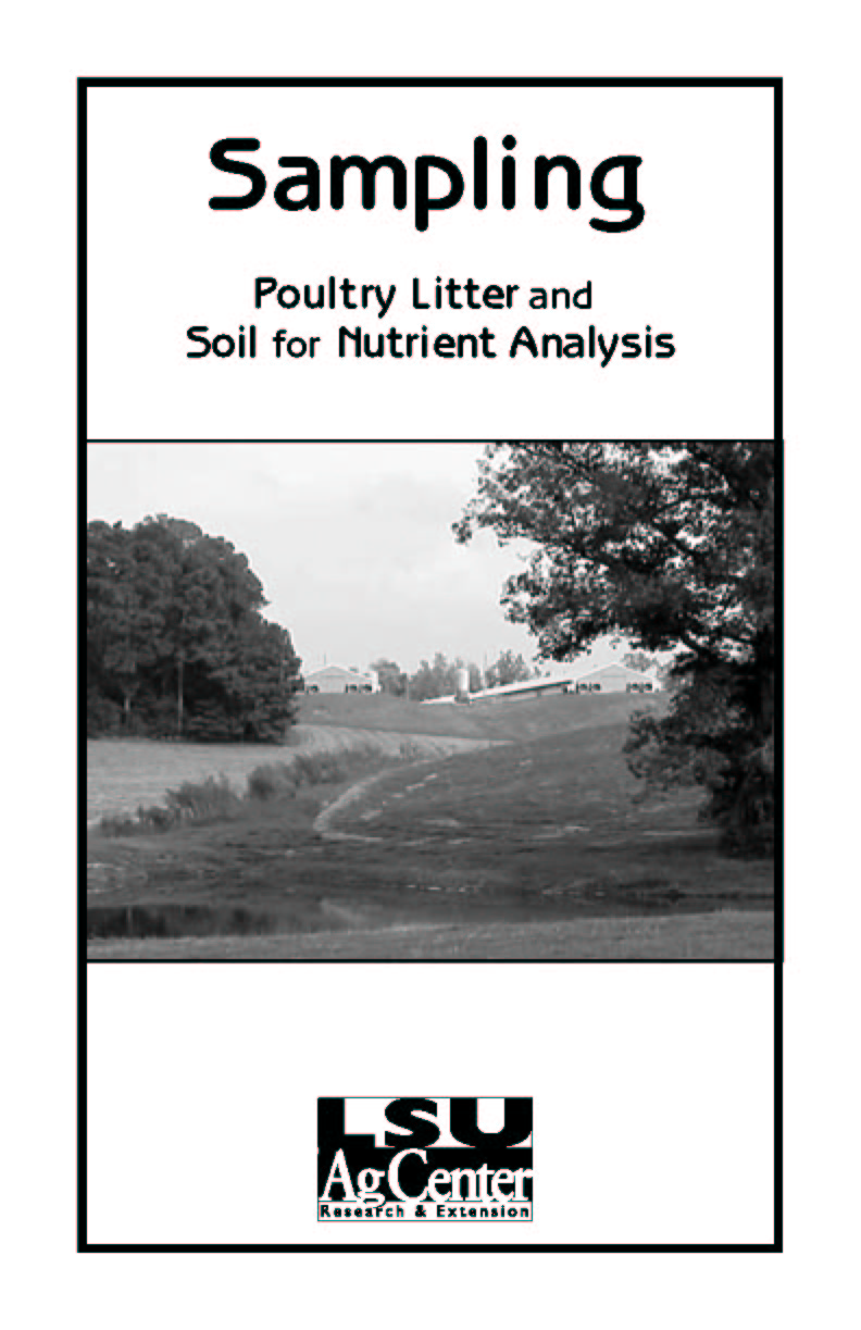 Sampling Poultry Litter and Soil for Nutrient Analysis