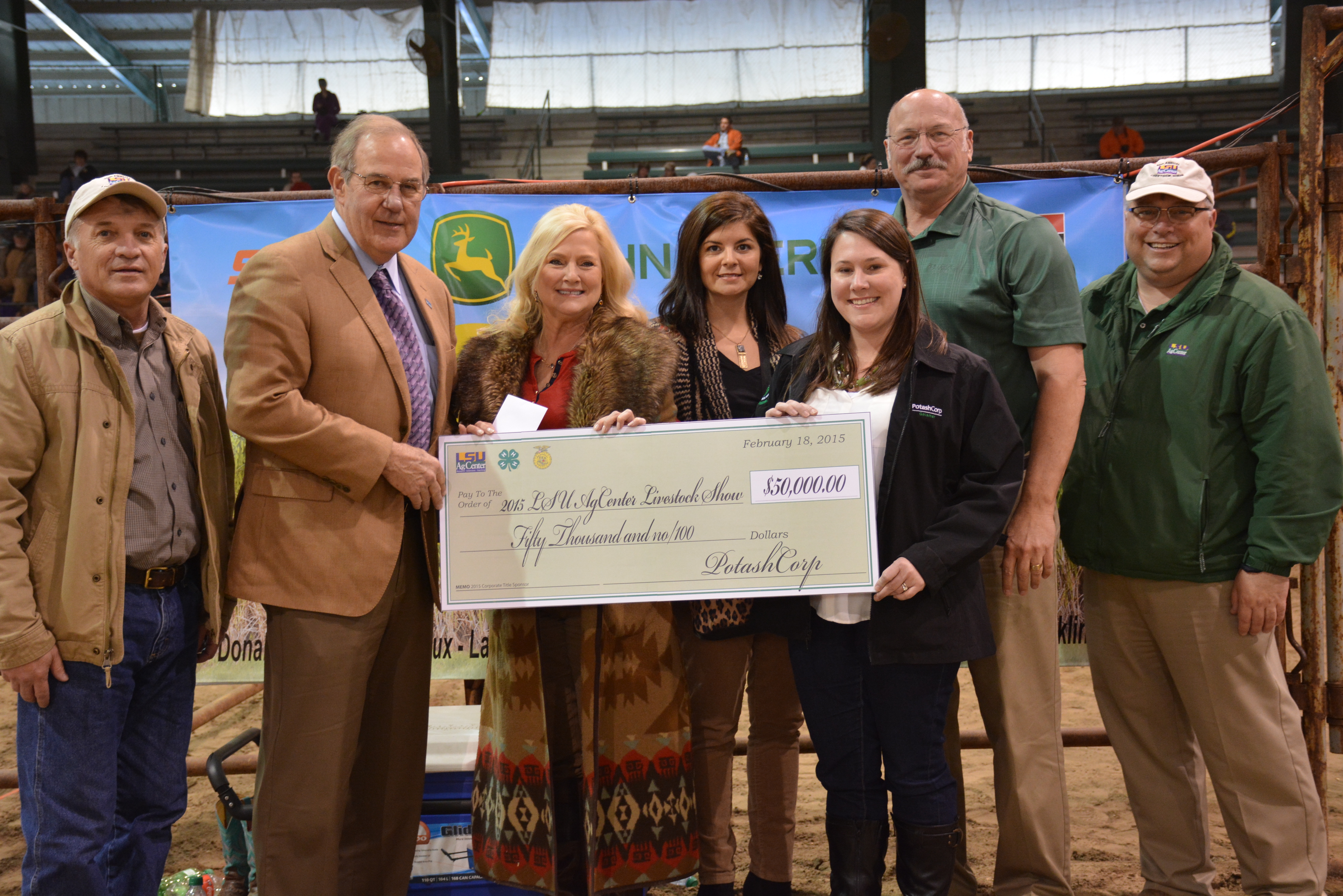 PotashCorp donates $50,000 to LSU AgCenter livestock programs