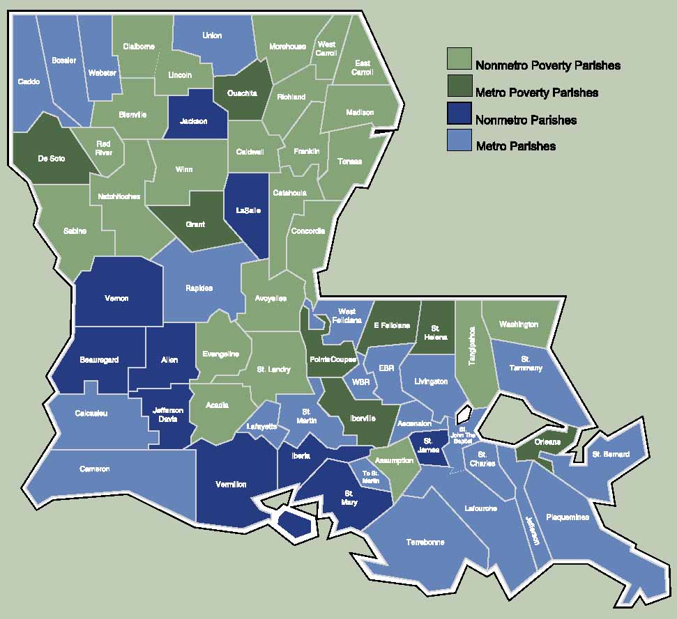 Poverty Persists in Louisiana