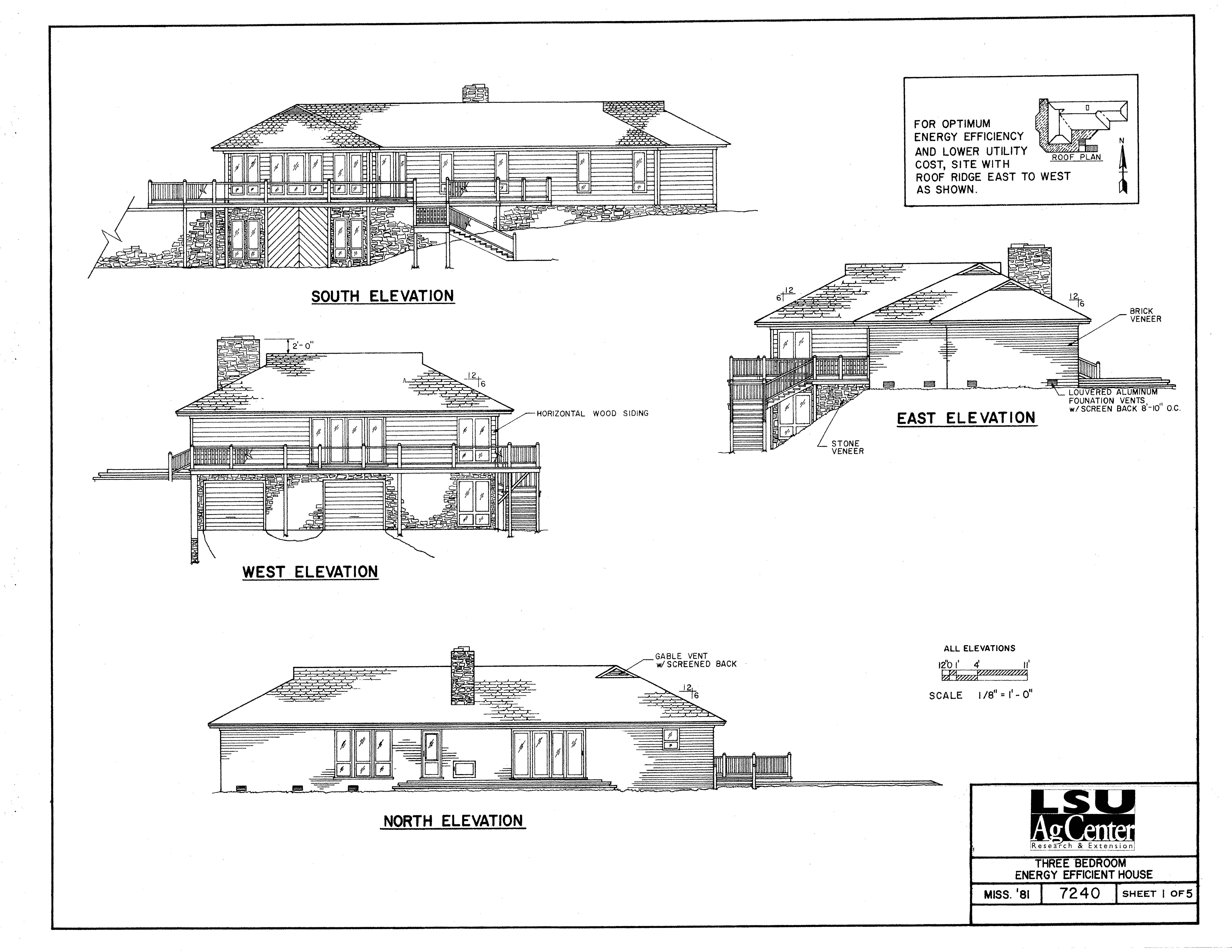 Three Bedroom Energy Efficient House
