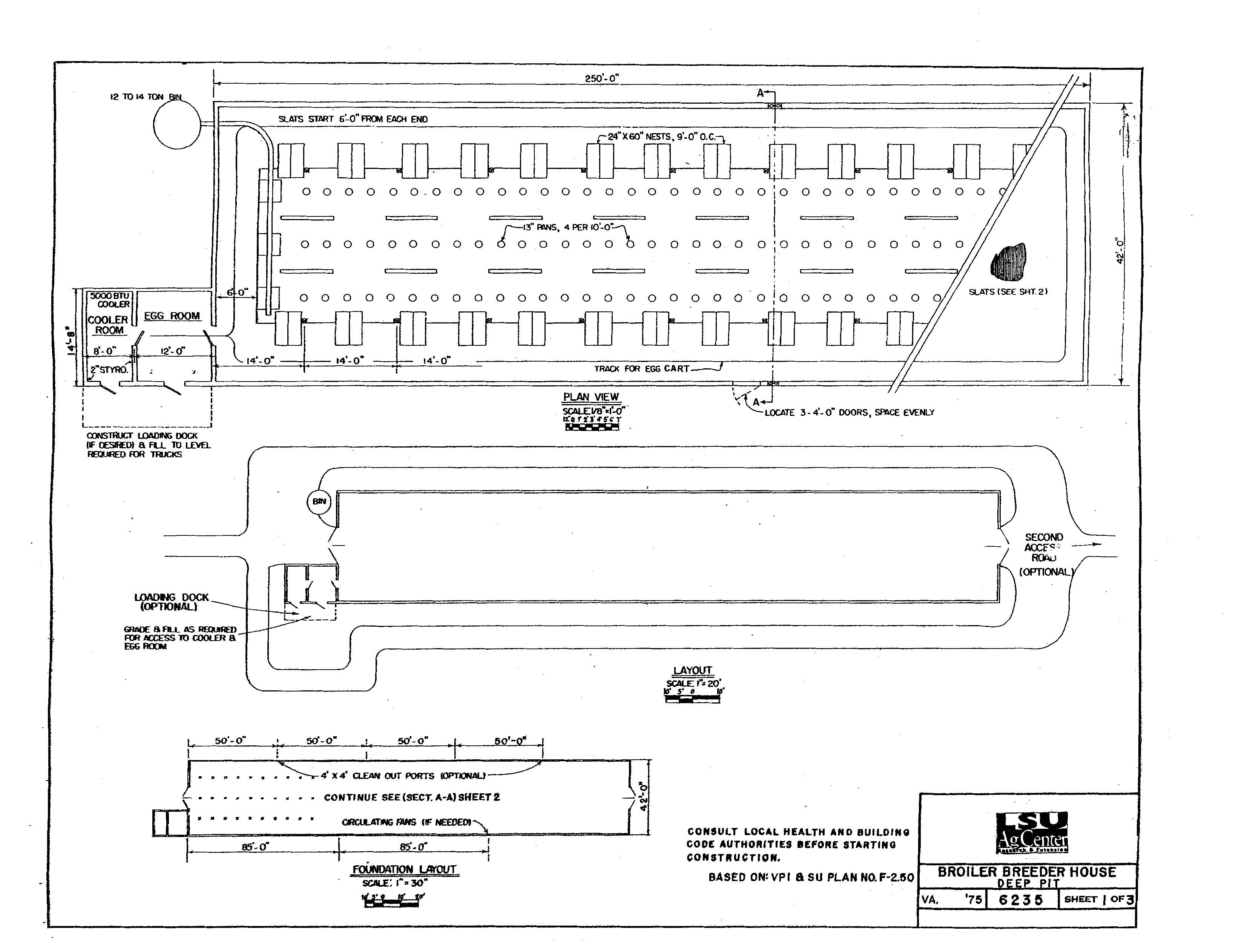 Broiler Breeder House - Deep Pit
