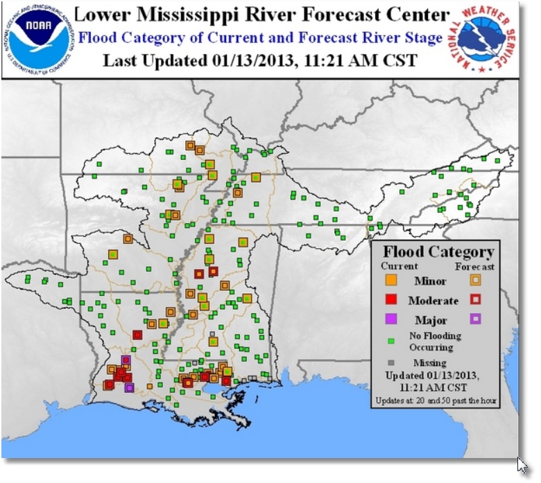 Using Flood Maps when Waters are Rising
