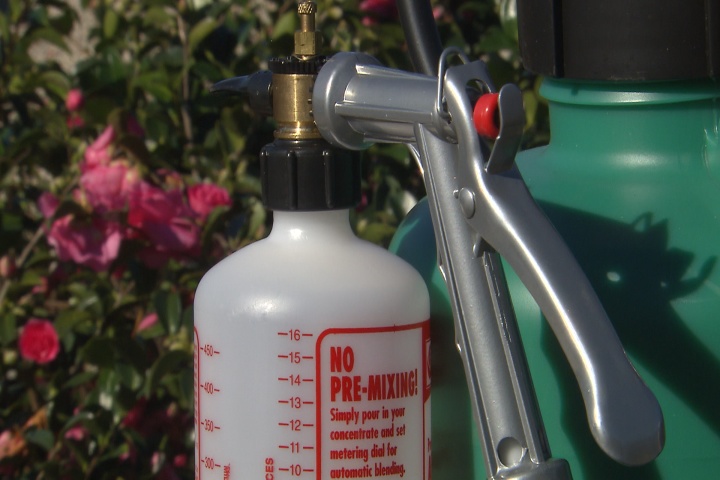 Use proper sprayers for various applications