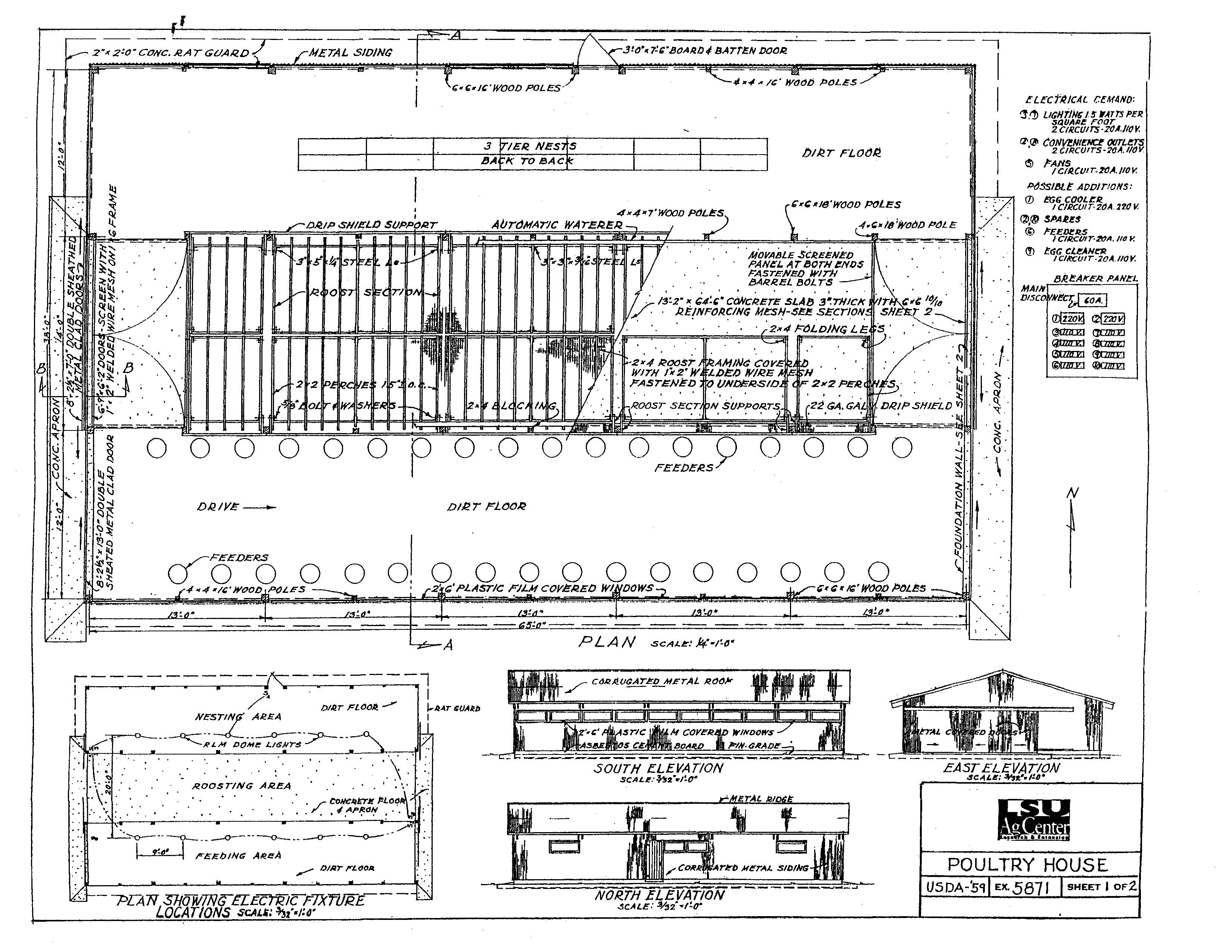 Poultry House - pole construction